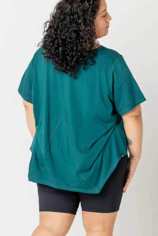 Flow Tee - Forest Green - FINAL SALE sold by Superfit Hero