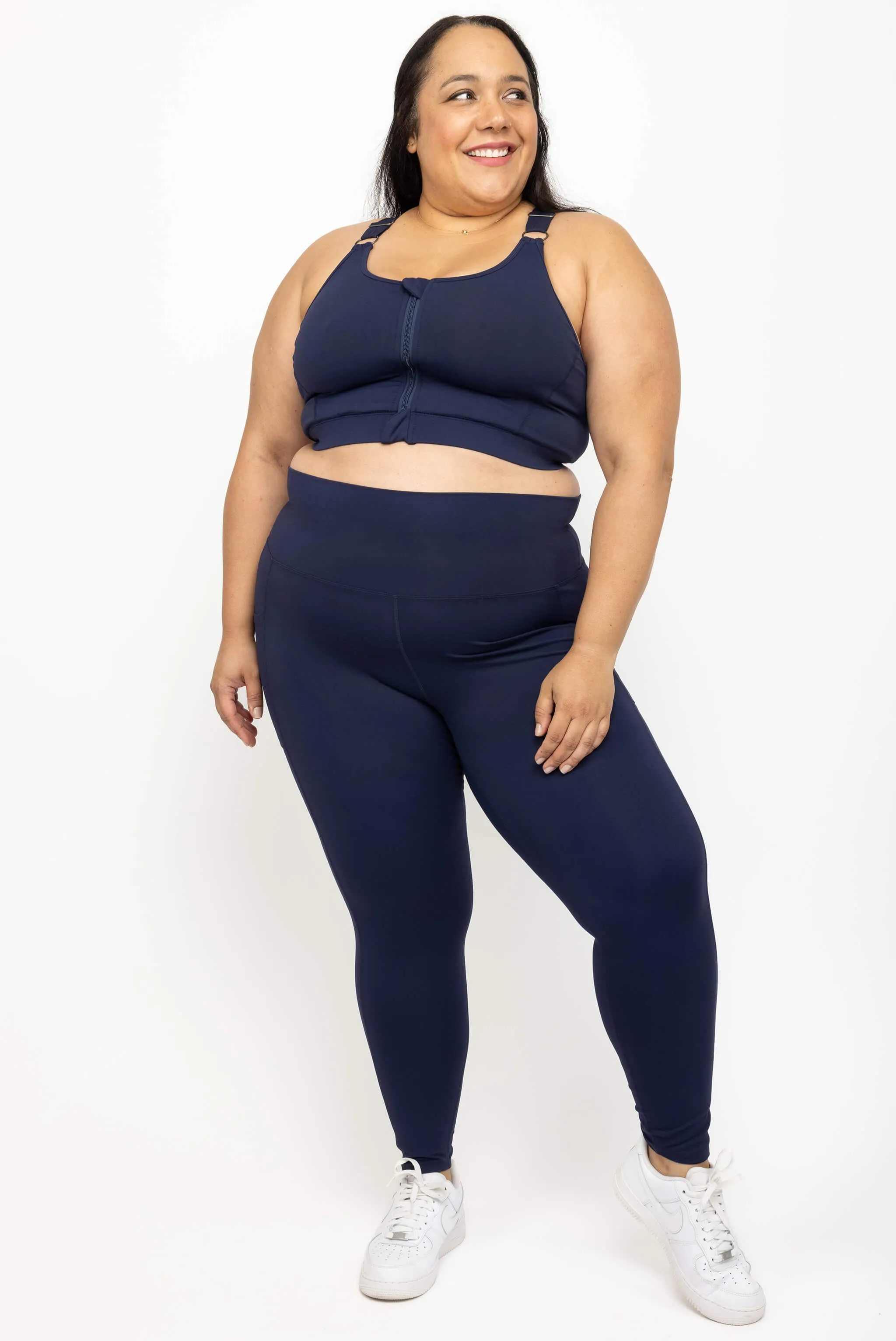 SuperHold Pocket 7/8 Leggings - Navy sold by Superfit Hero product image thumbnail 2