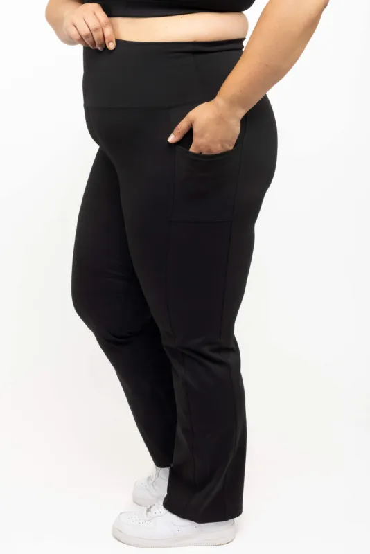 SuperHold Straight Leggings - Black made by Superfit Hero