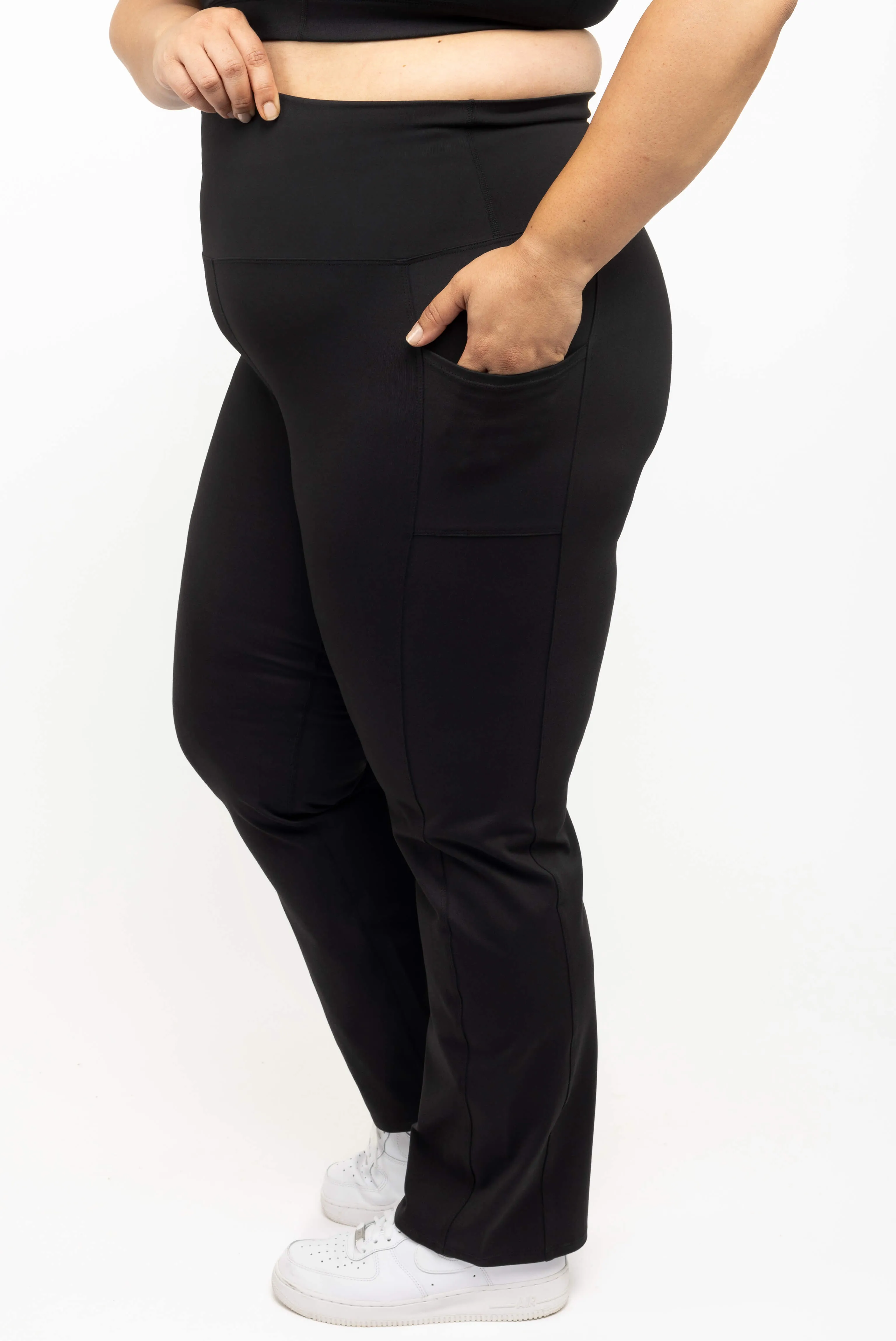 SuperHold Straight Leggings - Black sold by Superfit Hero