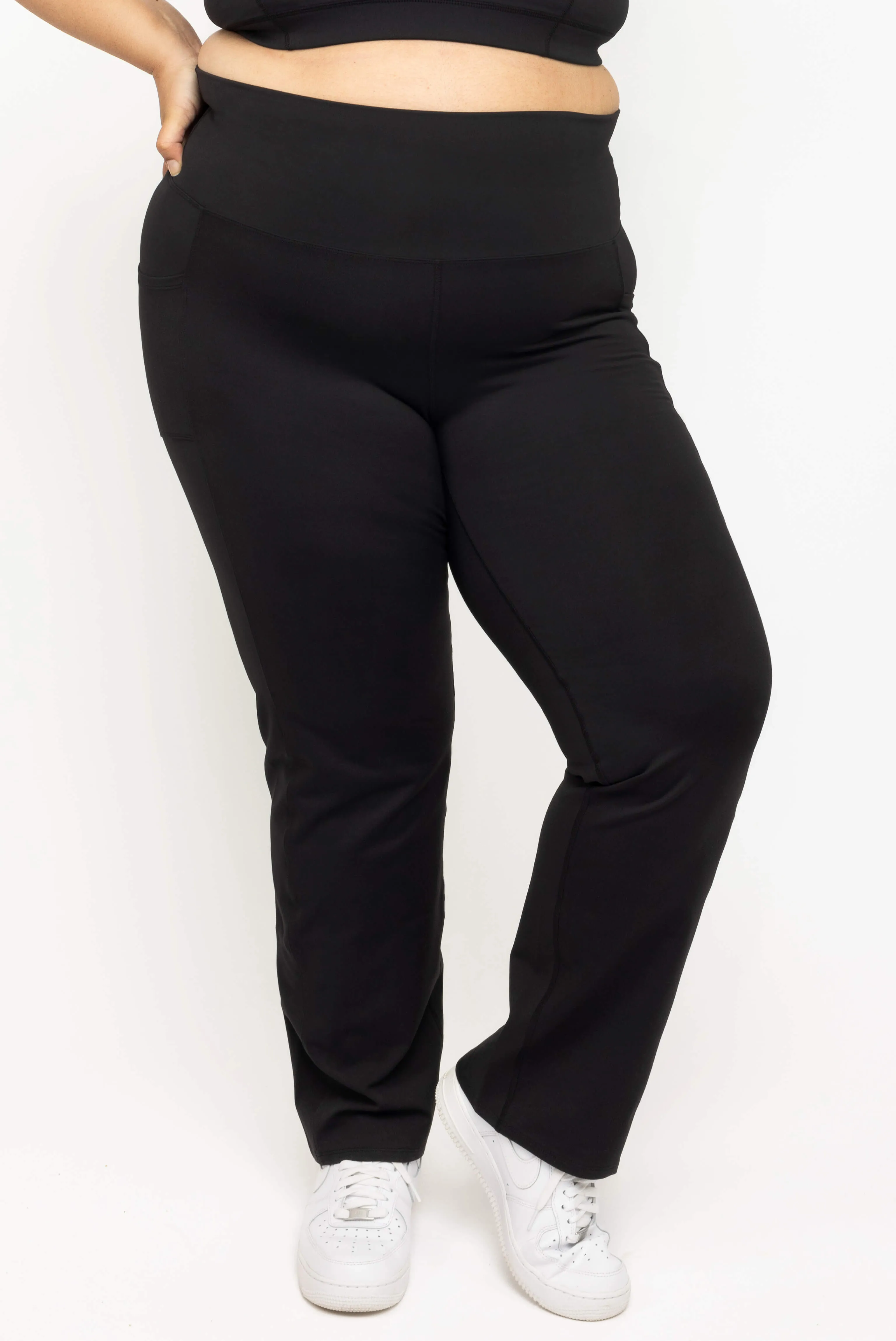 SuperHold Straight Leggings - Black sold by Superfit Hero product image thumbnail 3