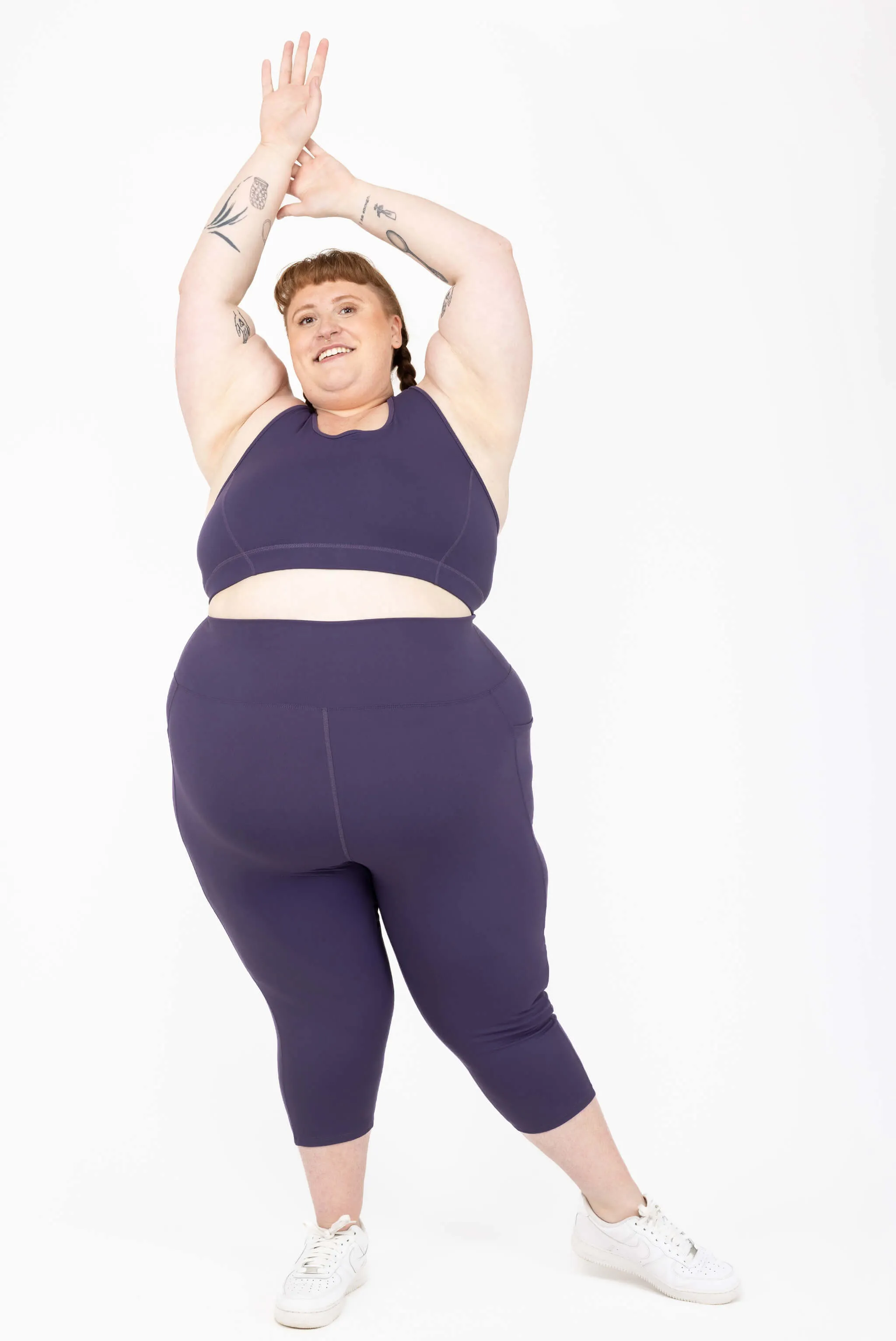 SuperHold Pocket Capris - Deep Purple sold by Superfit Hero product image thumbnail 3