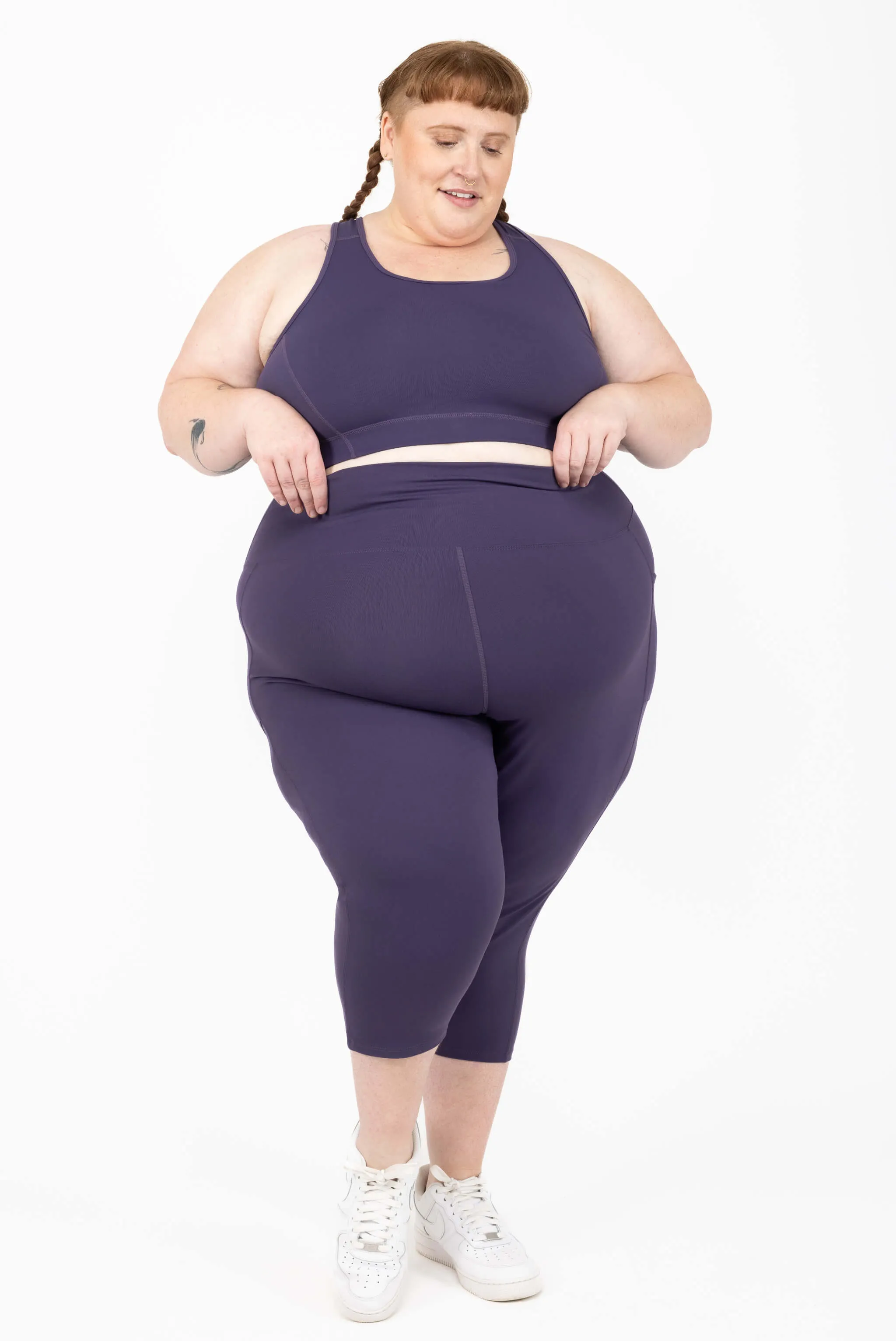 SuperHold Pocket Capris - Deep Purple sold by Superfit Hero product image thumbnail 5