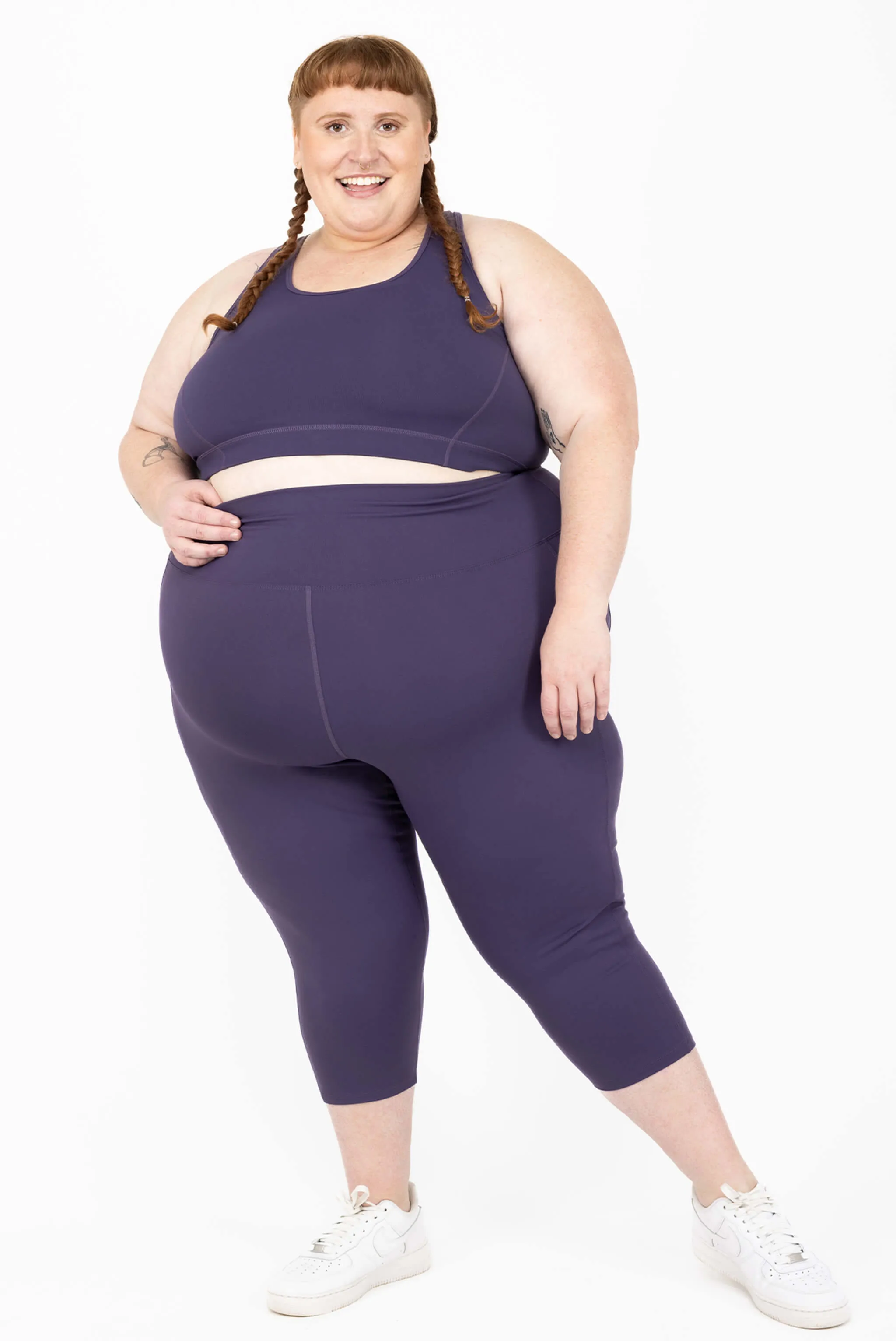 SuperHold Pocket Capris - Deep Purple sold by Superfit Hero product image thumbnail 4