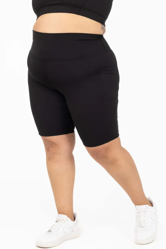 Pocket Bike Shorts 11 inch - Black sold by Superfit Hero