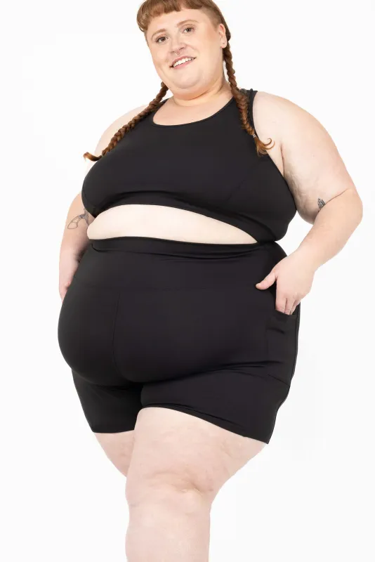 Pocket Bike Shorts 6 inch - Black sold by Superfit Hero