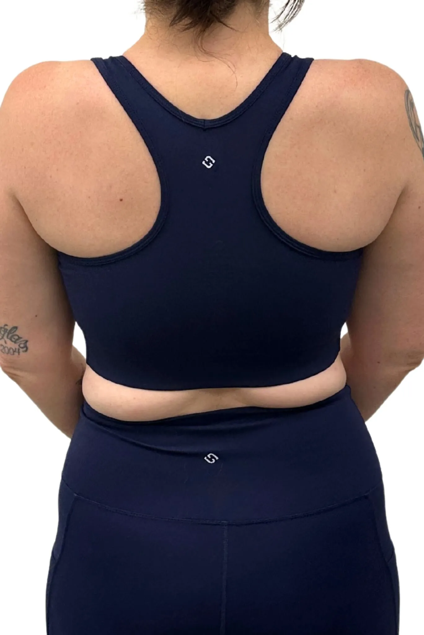 SuperHold V-Neck Sports Bra - Navy sold by Superfit Hero product image thumbnail 2