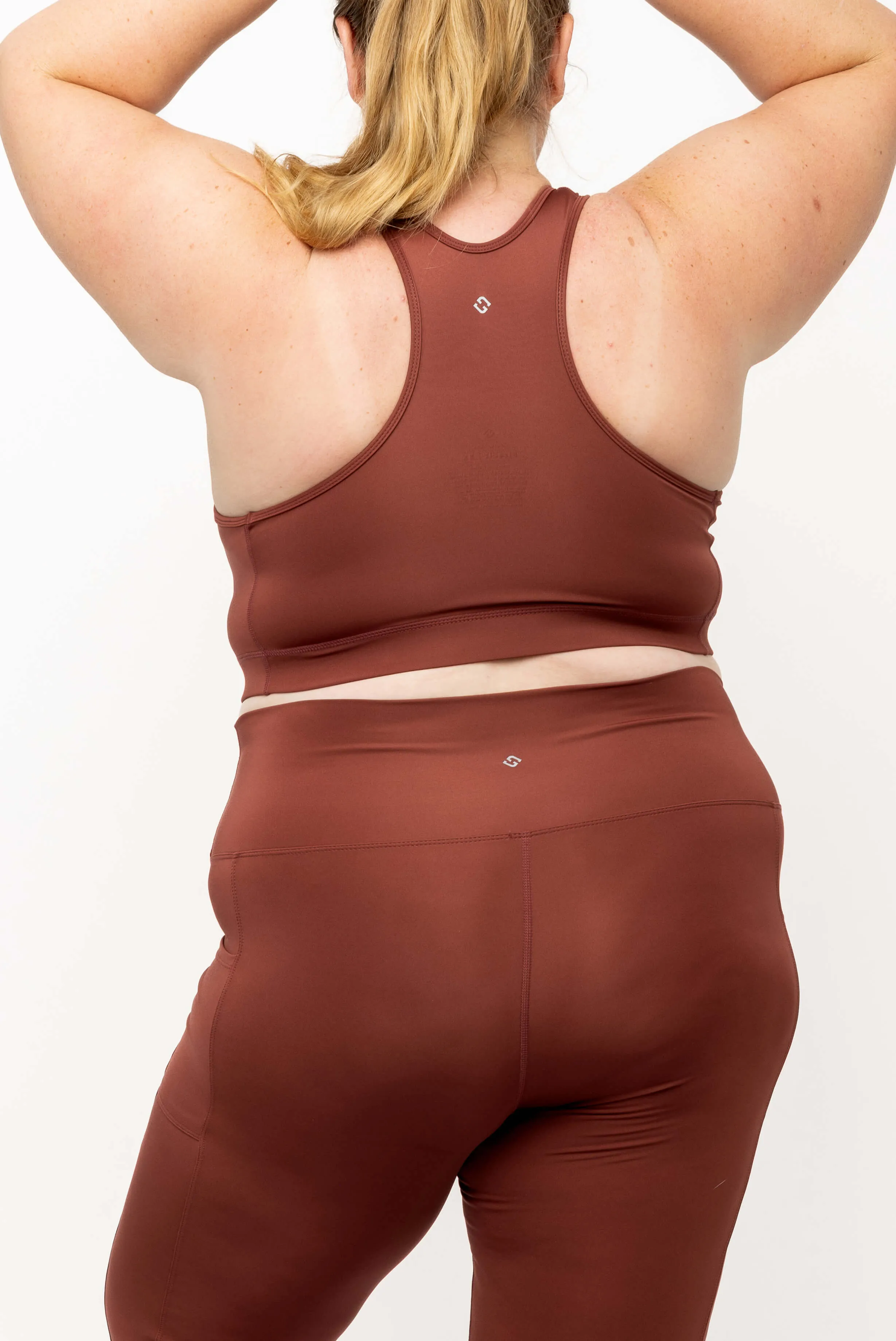 SuperCool Racerback Sports Bra - Cinnamon sold by Superfit Hero product image thumbnail 4