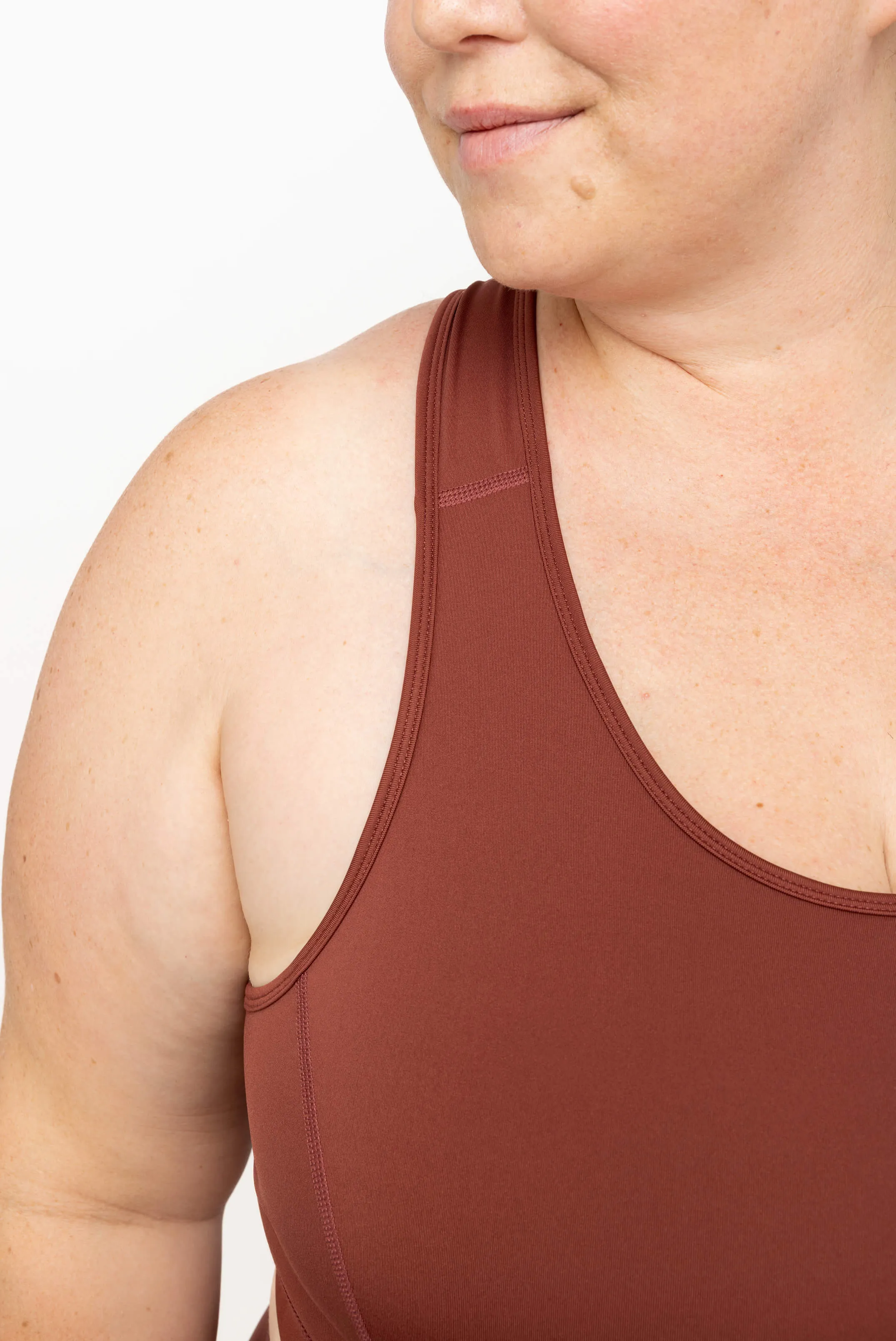 SuperCool Racerback Sports Bra - Cinnamon sold by Superfit Hero product image thumbnail 5