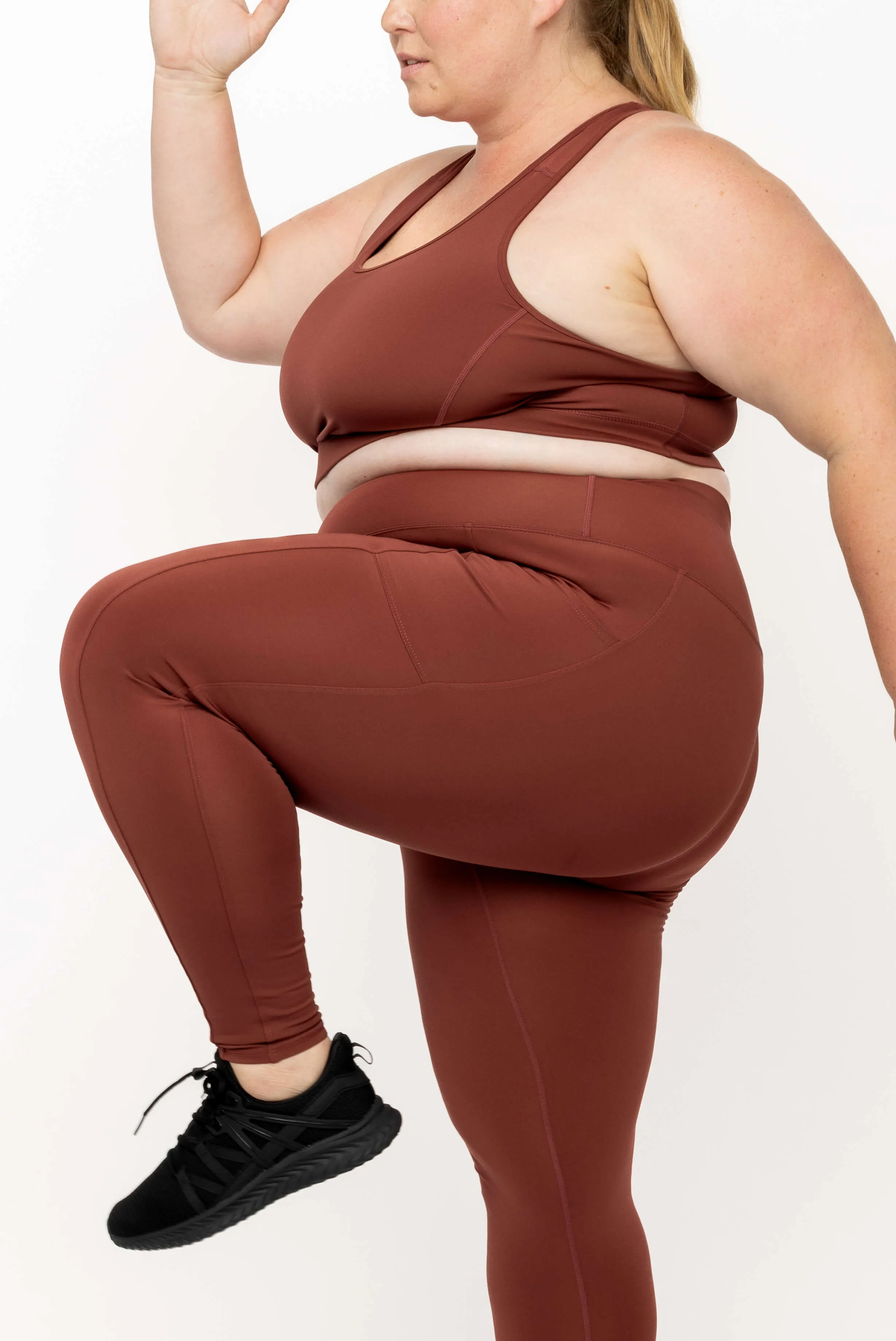 SuperCool Pocket Leggings - Cinnamon sold by Superfit Hero