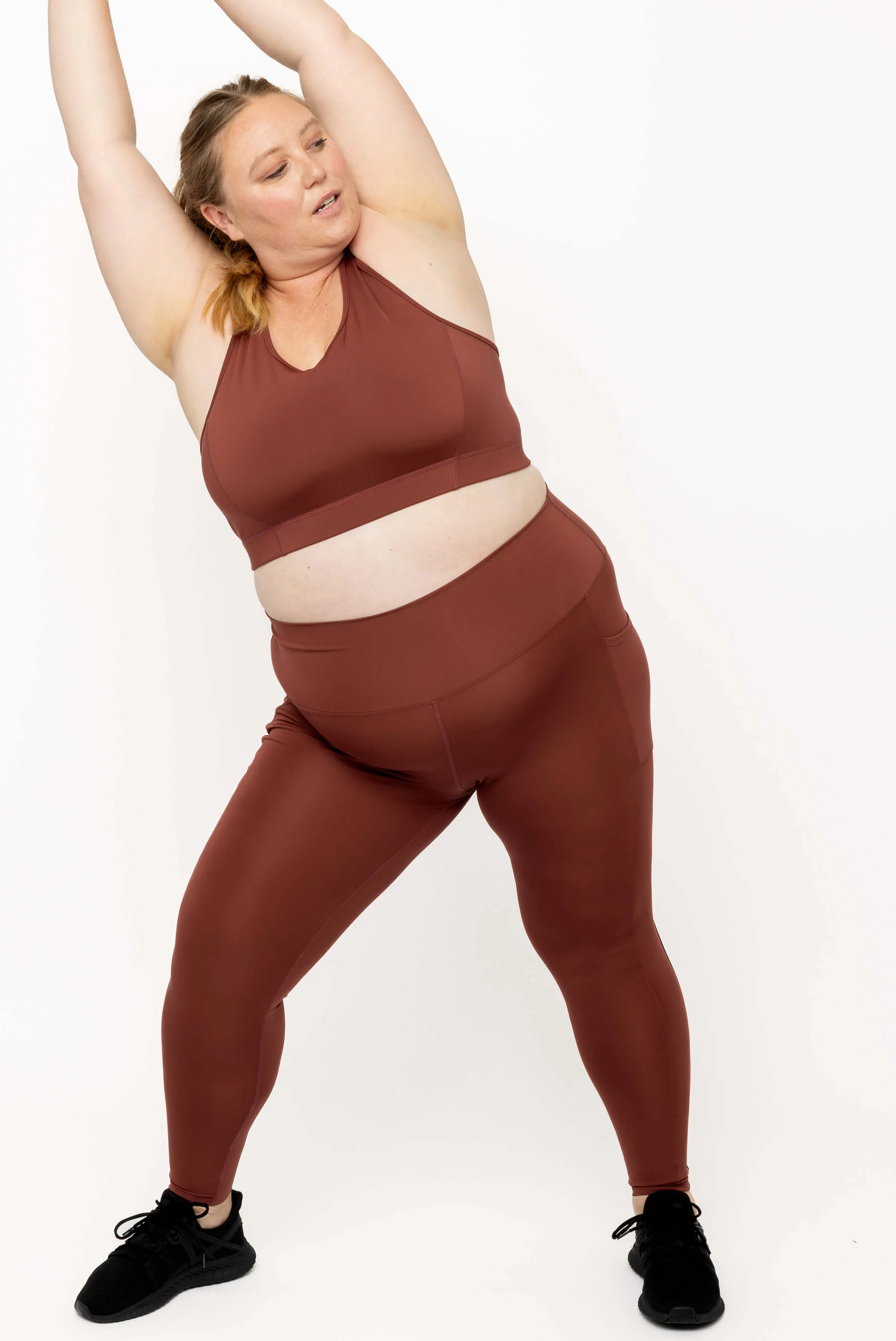 SuperCool Pocket Leggings - Cinnamon sold by Superfit Hero product image thumbnail 4