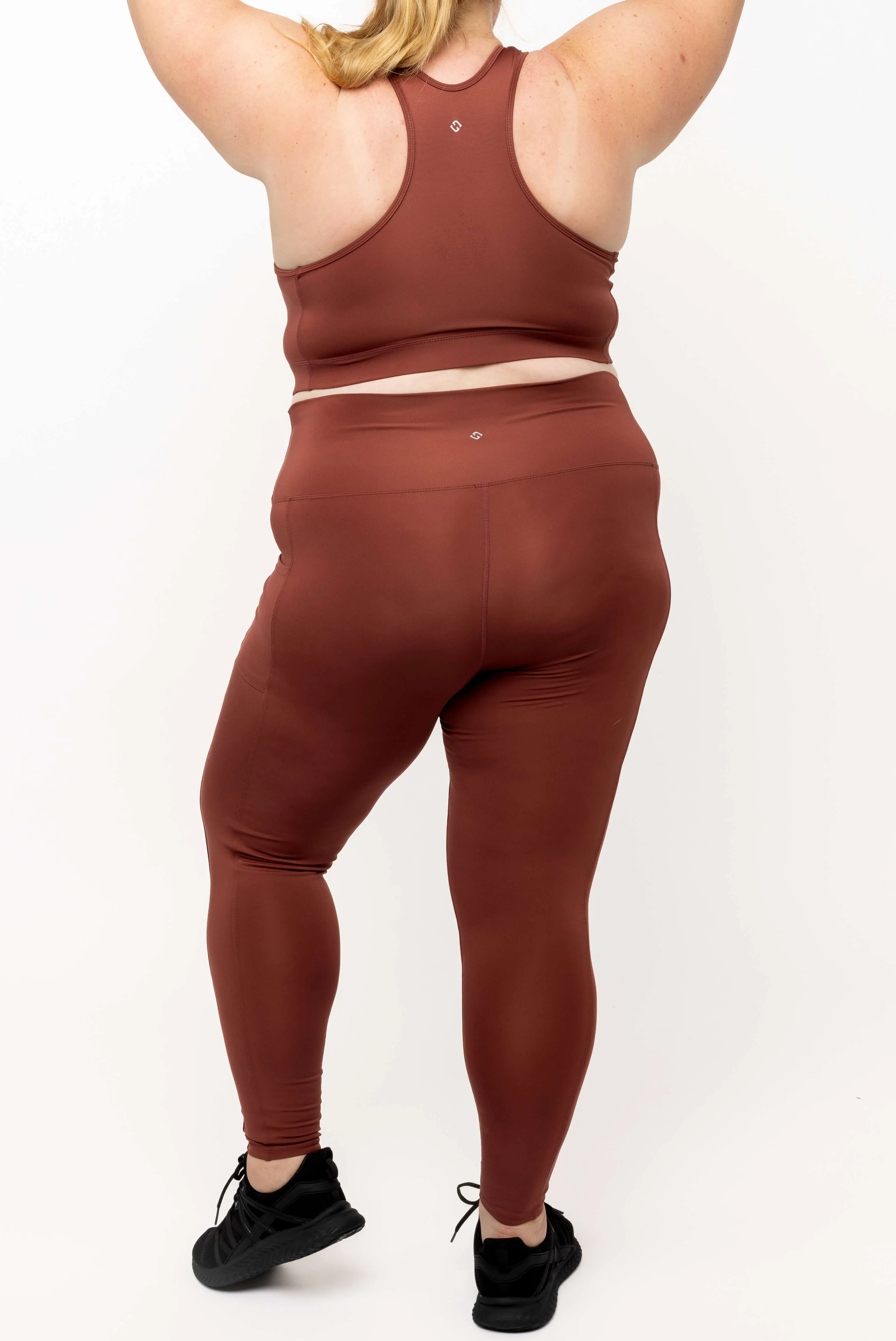 SuperCool Pocket Leggings - Cinnamon sold by Superfit Hero product image thumbnail 5