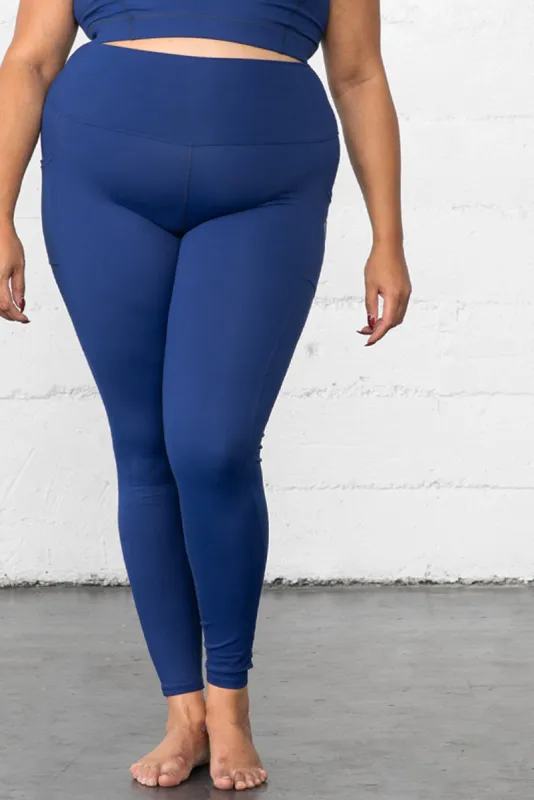 Pocket Ankle Leggings - Cobalt - FINAL SALE sold by Superfit Hero