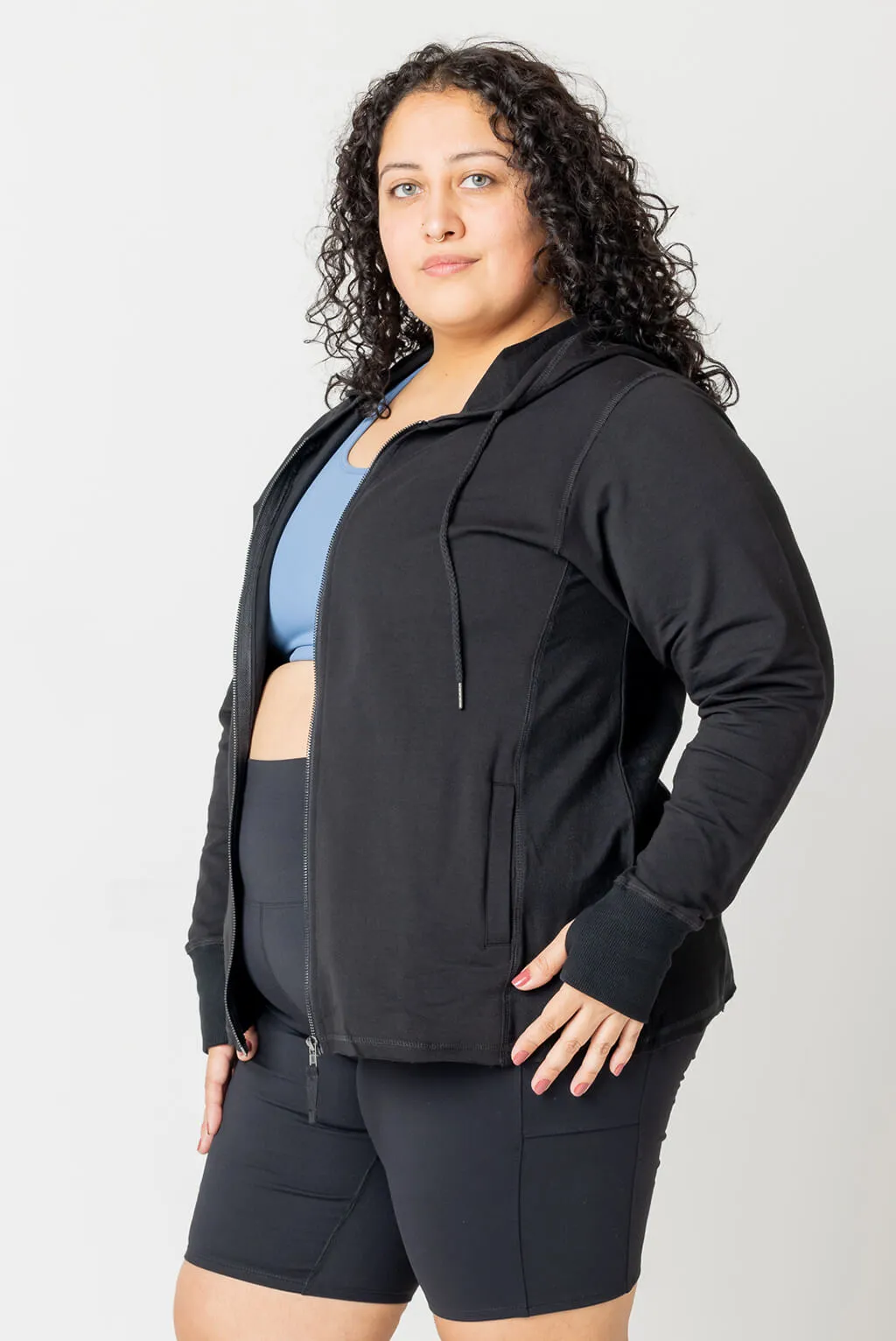Zip Up Thumbhole Hoodie - FINAL SALE sold by Superfit Hero