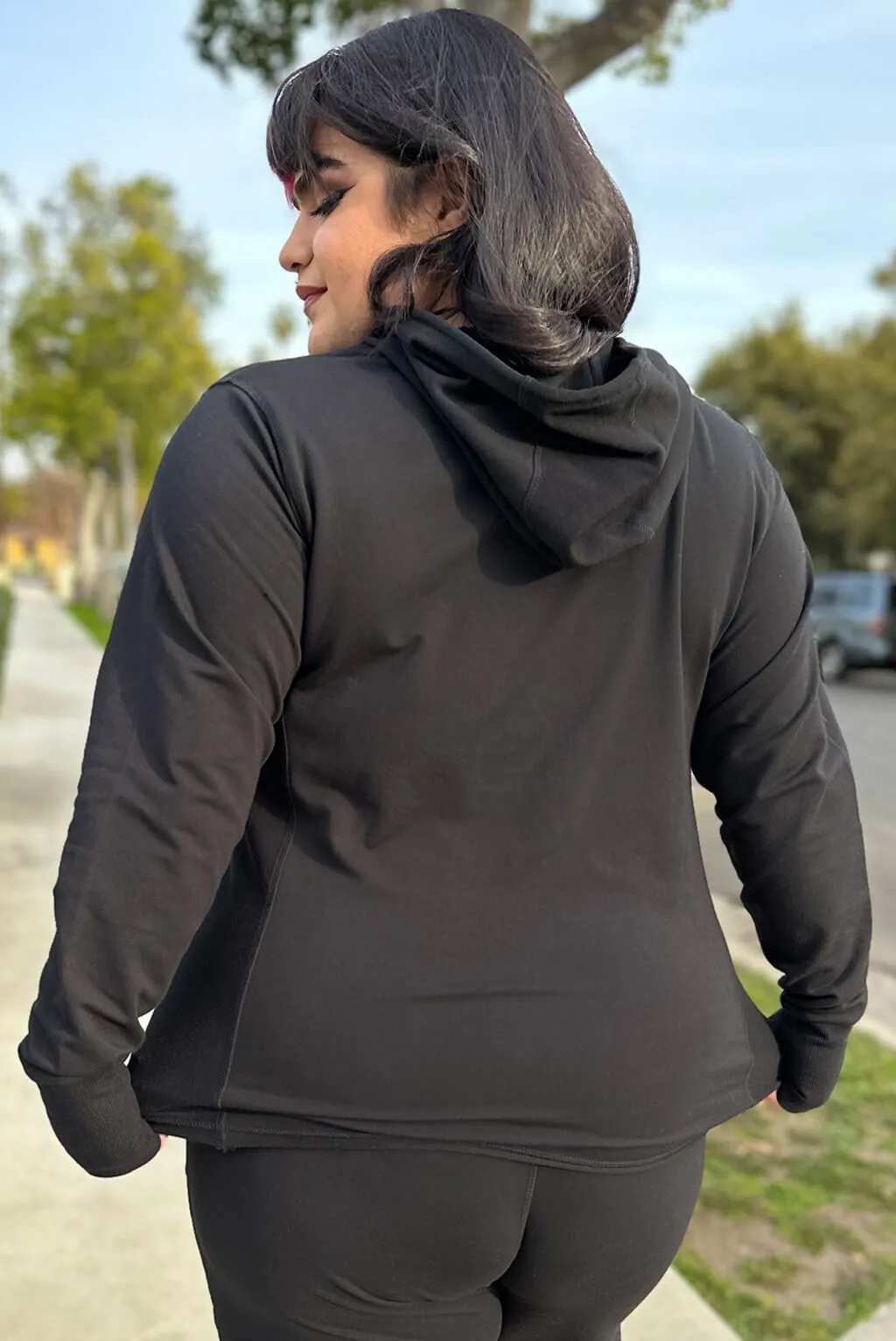 Zip Up Thumbhole Hoodie - FINAL SALE sold by Superfit Hero product image thumbnail 4