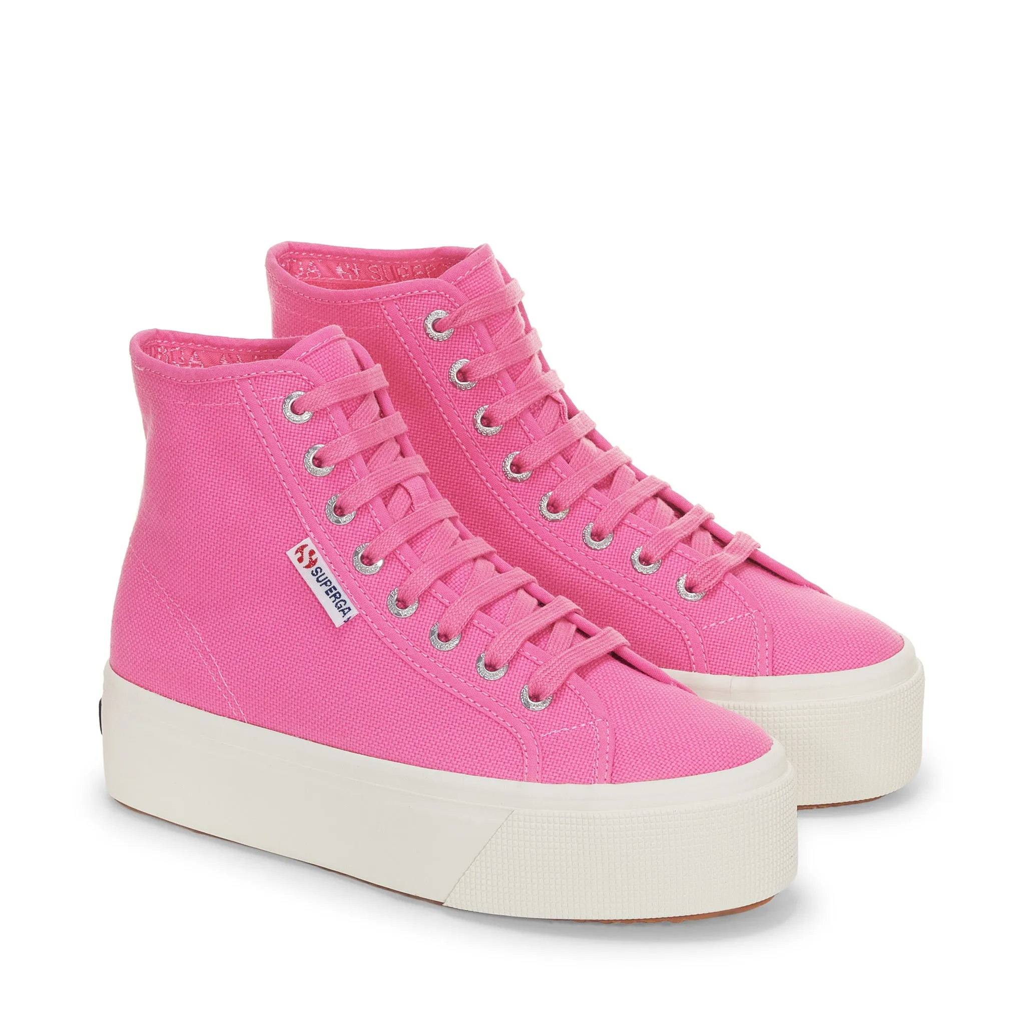 2708 High Top Sneakers - Pink Fuchsia Avorio sold by Superga product image thumbnail 2