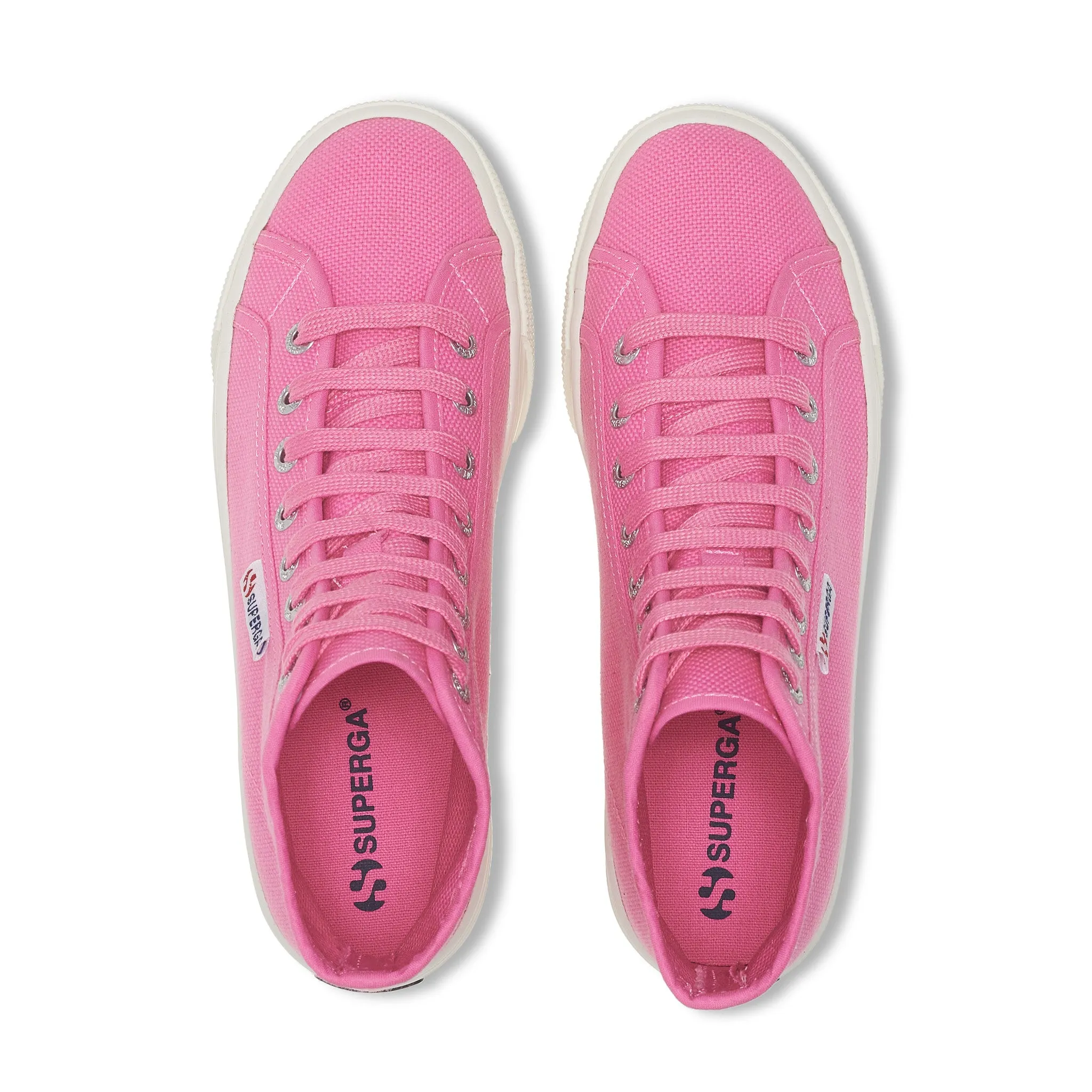 2708 High Top Sneakers - Pink Fuchsia Avorio sold by Superga product image thumbnail 4
