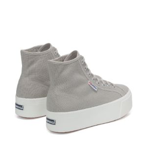 2708 High Top Sneakers - Grey sold by Superga