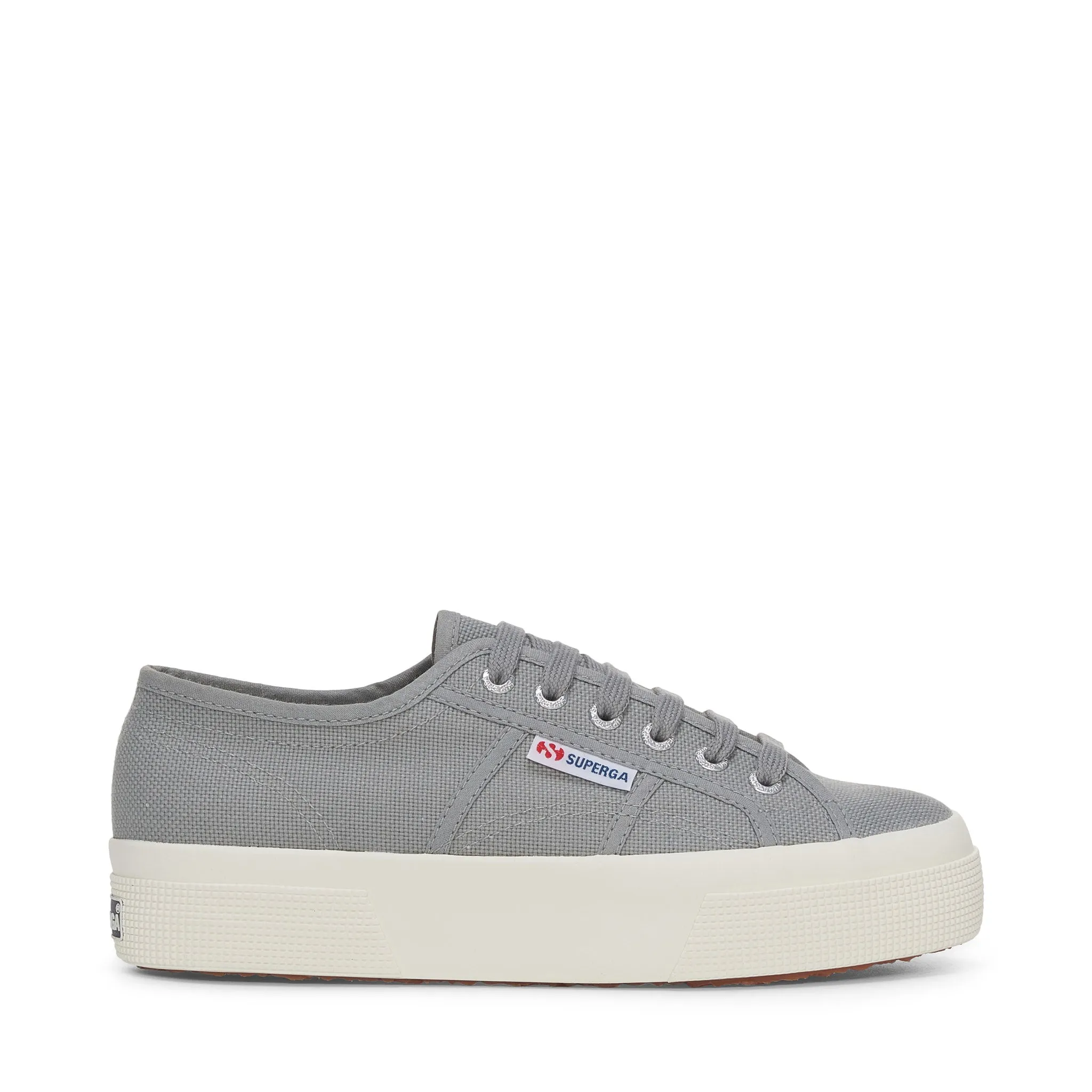2740 Platform Sneakers - Grey Md Avorio sold by Superga