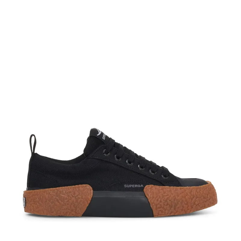2660 Stripe Big Bumpers Sneakers - Black Gum sold by Superga