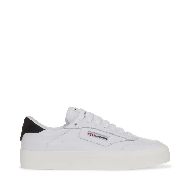 3843 Court Sneakers - White Bristol Black Avorio sold by Superga