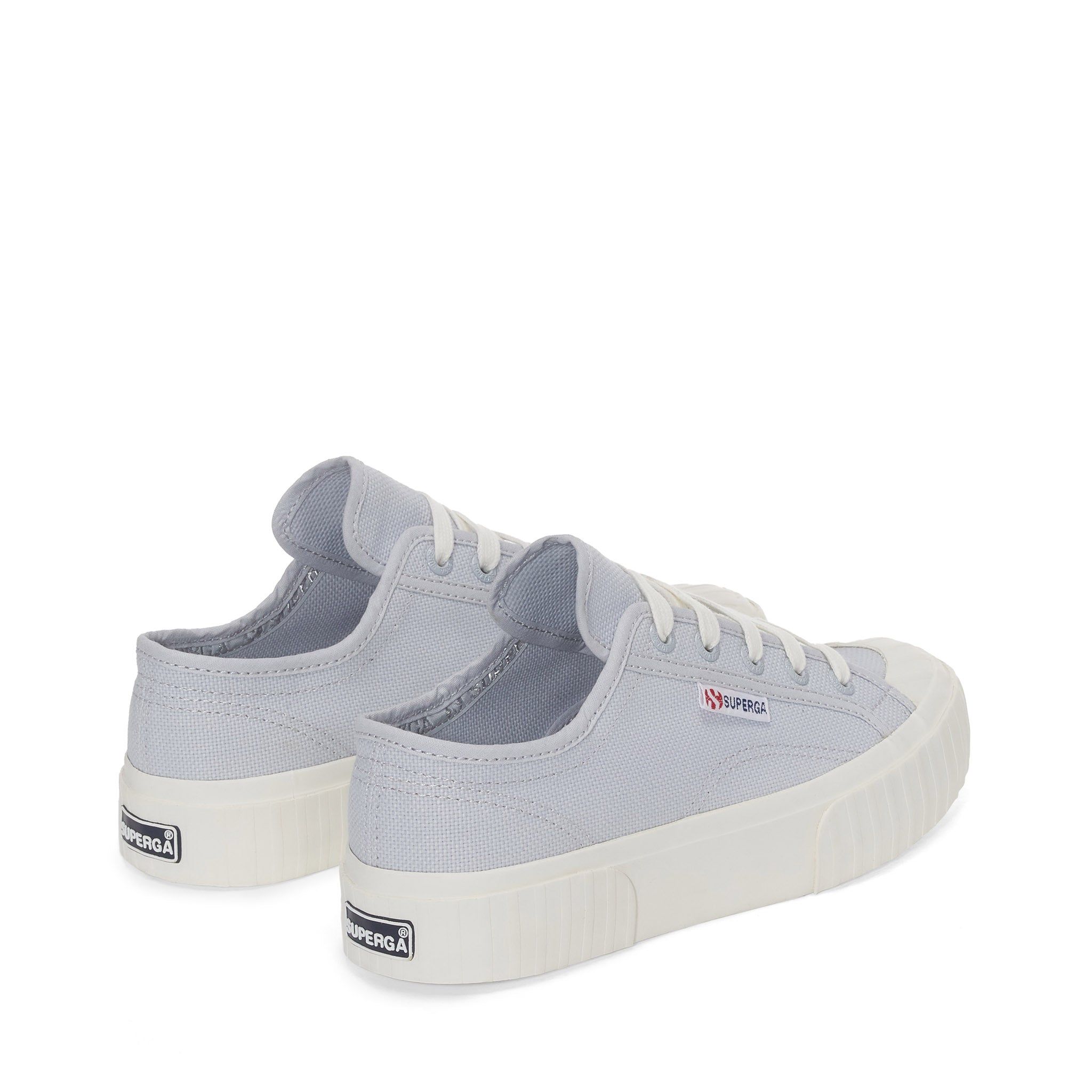 2630 Stripe Sneakers - Grey Lilla Avorio sold by Superga product image thumbnail 3