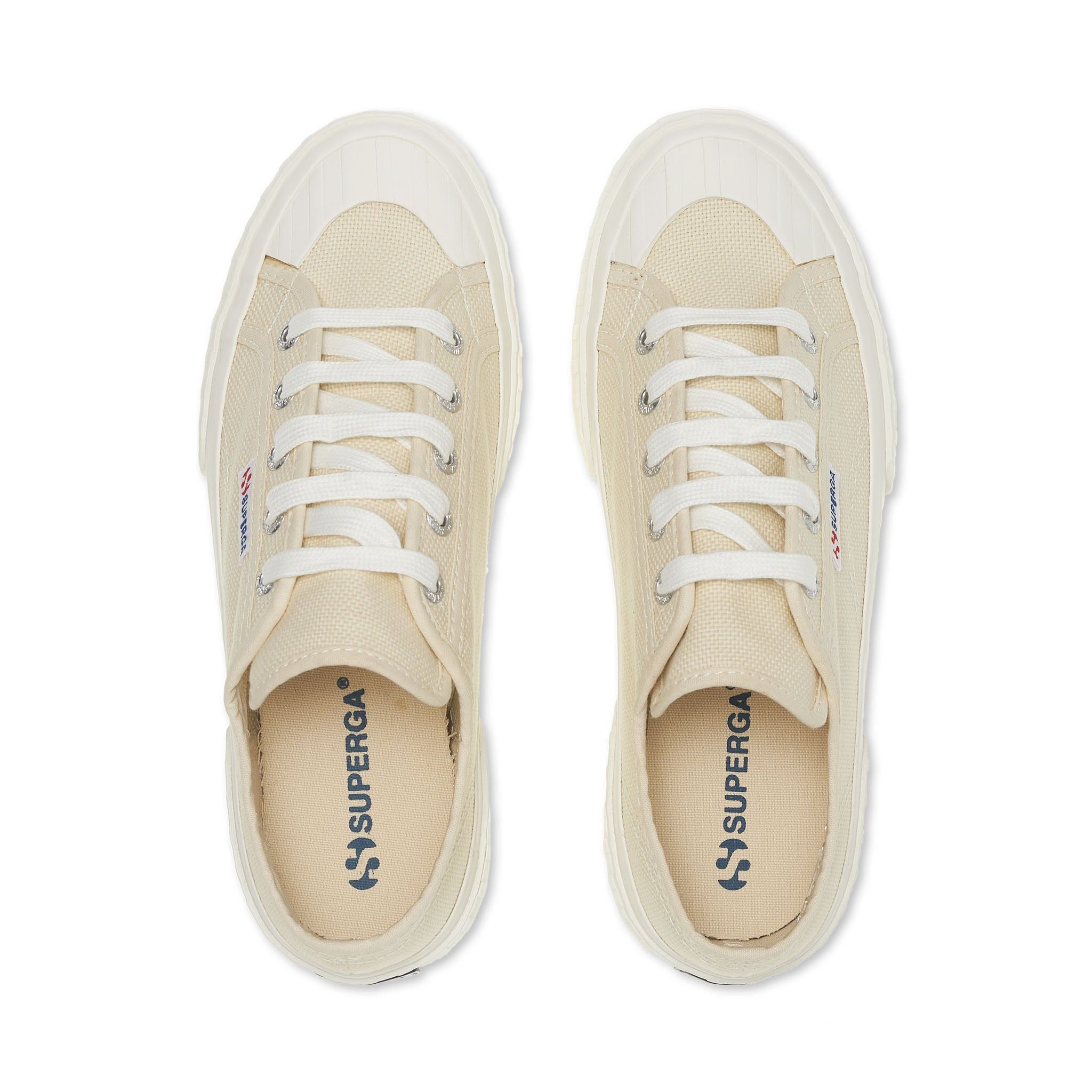2630 Stripe Sneakers - Beige Lt Eggshell Avorio sold by Superga product image thumbnail 4
