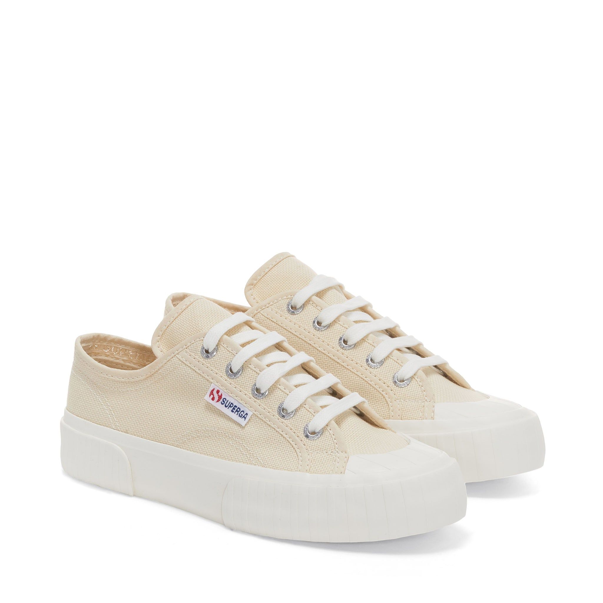 2630 Stripe Sneakers - Beige Lt Eggshell Avorio sold by Superga product image thumbnail 2