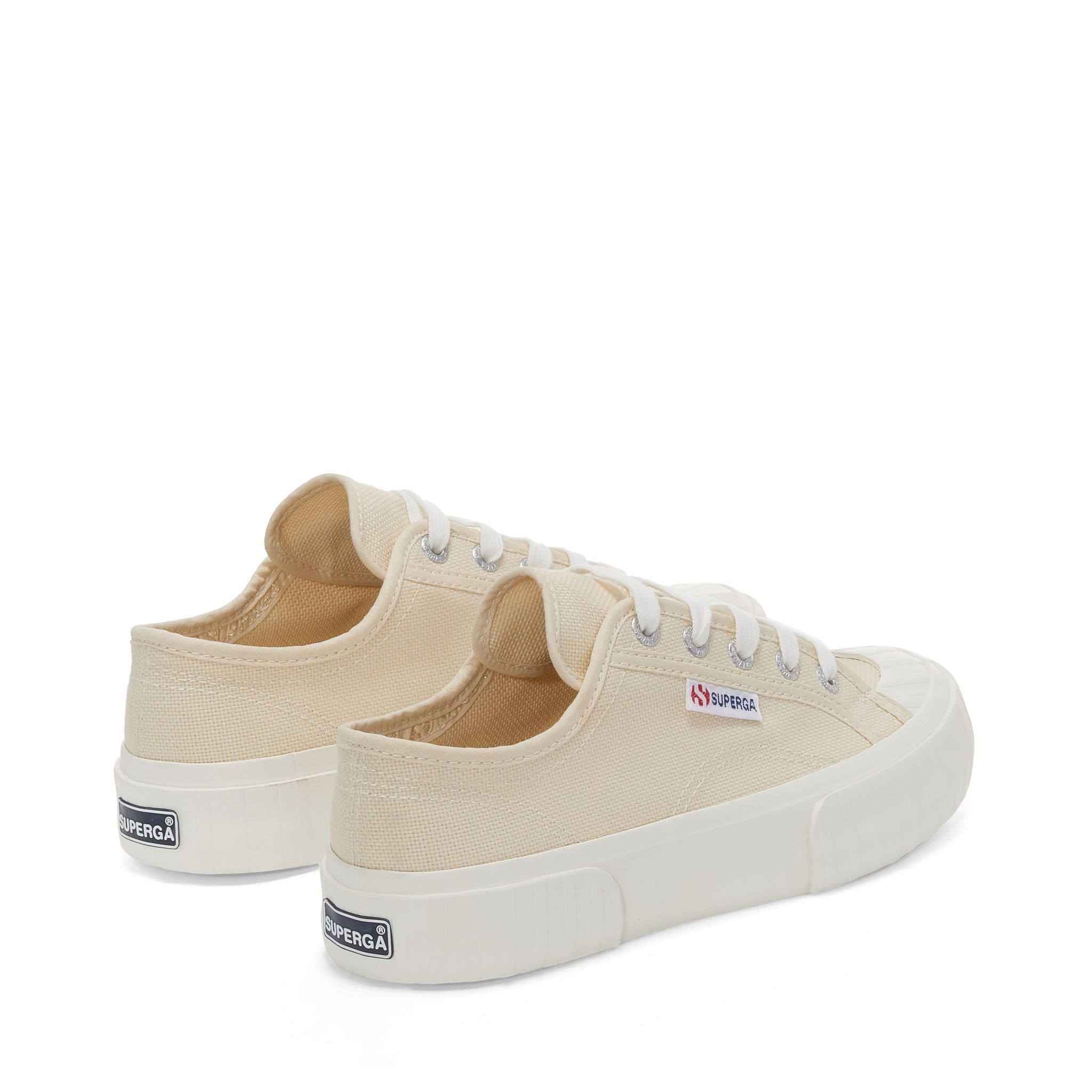 2630 Stripe Sneakers - Beige Lt Eggshell Avorio sold by Superga product image thumbnail 3