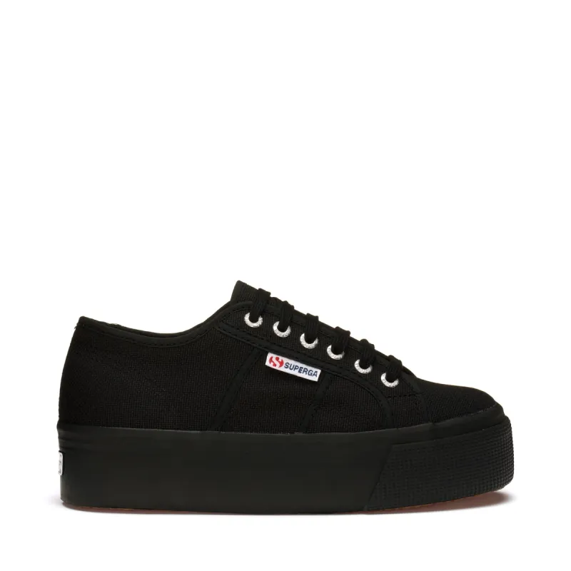 2790 Platform Sneakers - Full Black sold by Superga
