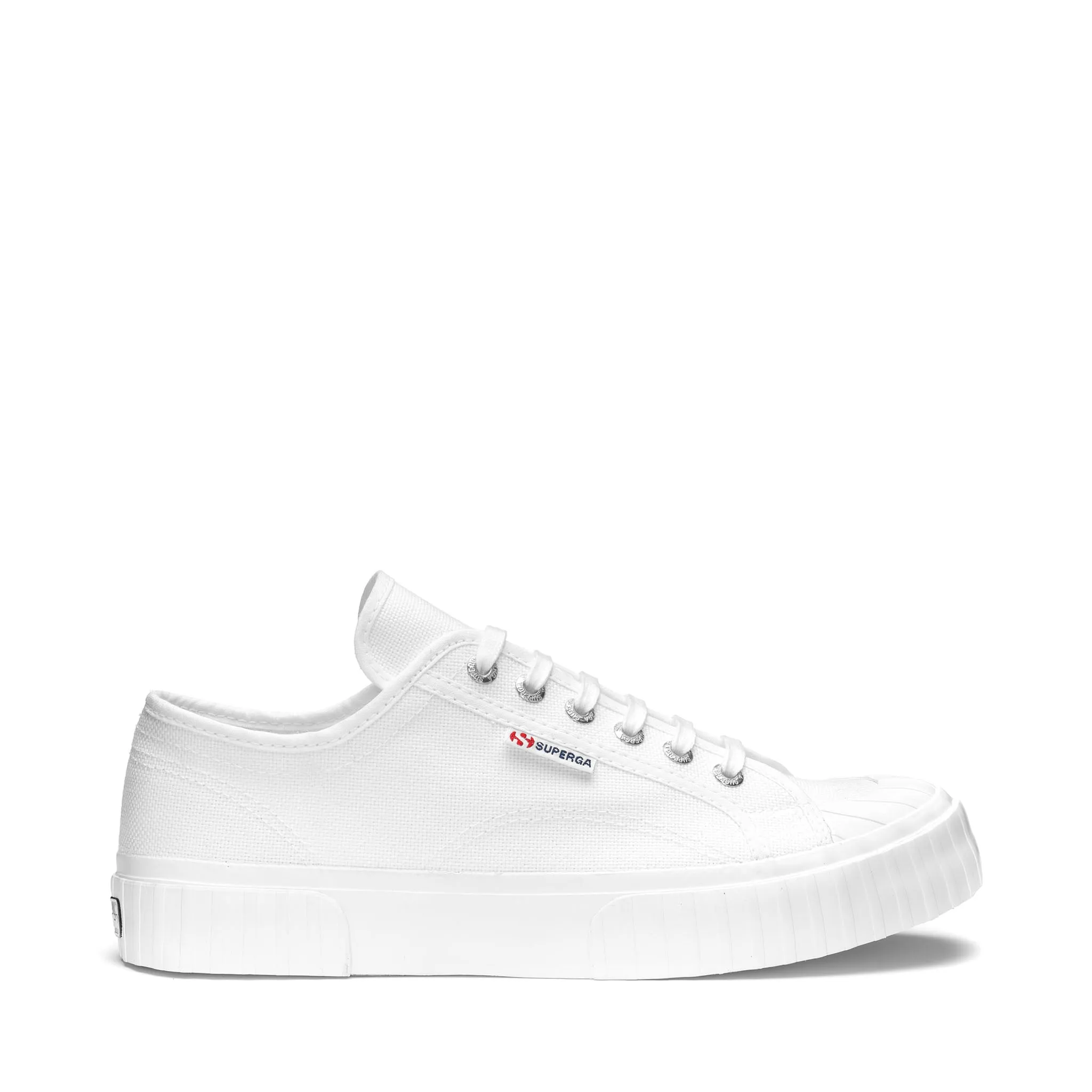 2630 Stripe Sneakers - White sold by Superga