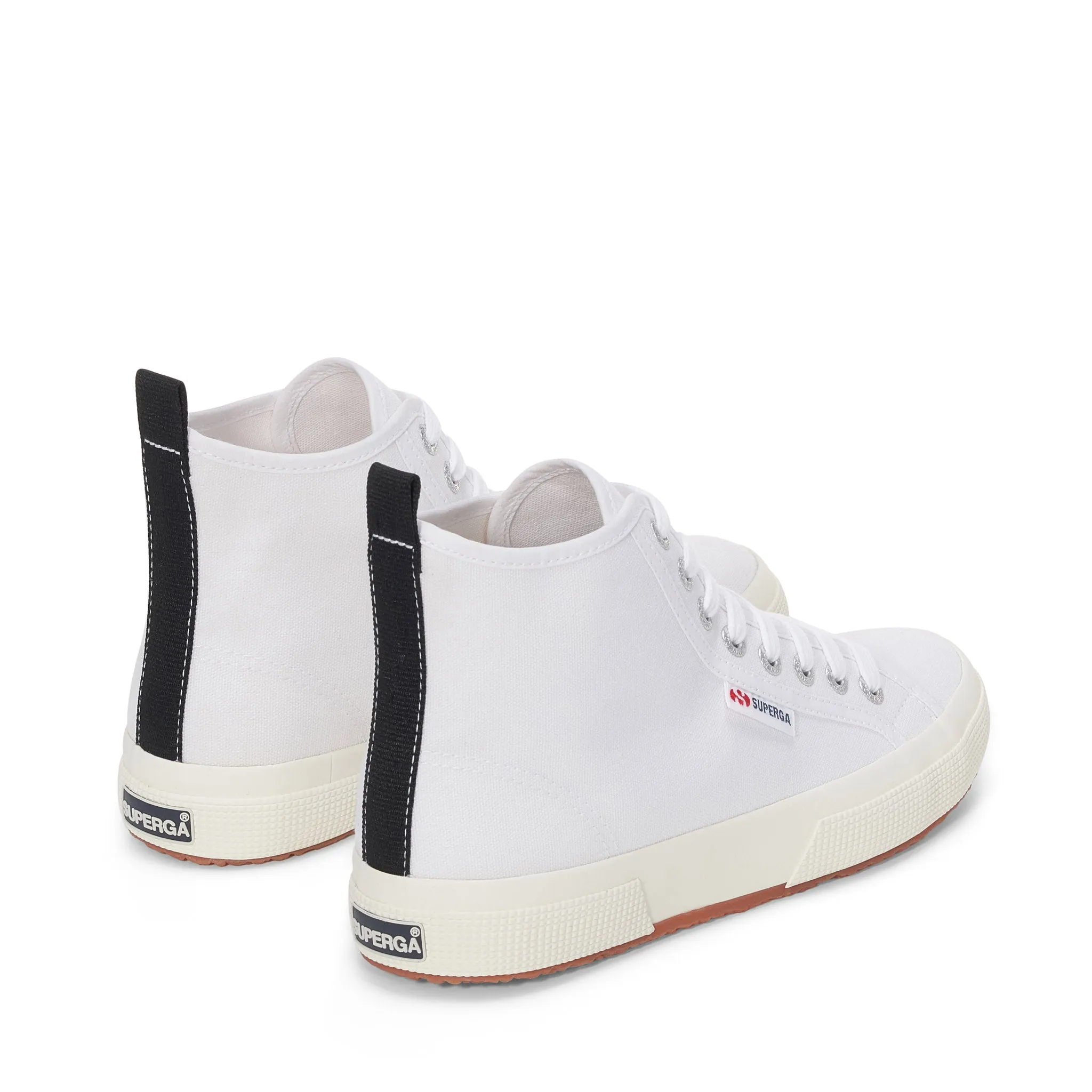 2750 Mid Cotton Sneakers - White Black Avorio sold by Superga product image thumbnail 3