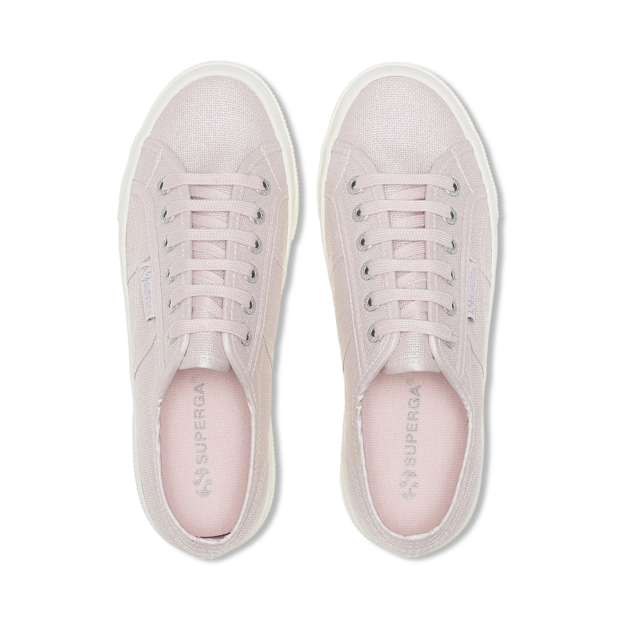 2740 Platform Pearl Matte Canvas Sneakers - Violet Hushed Avorio sold by Superga product image thumbnail 4