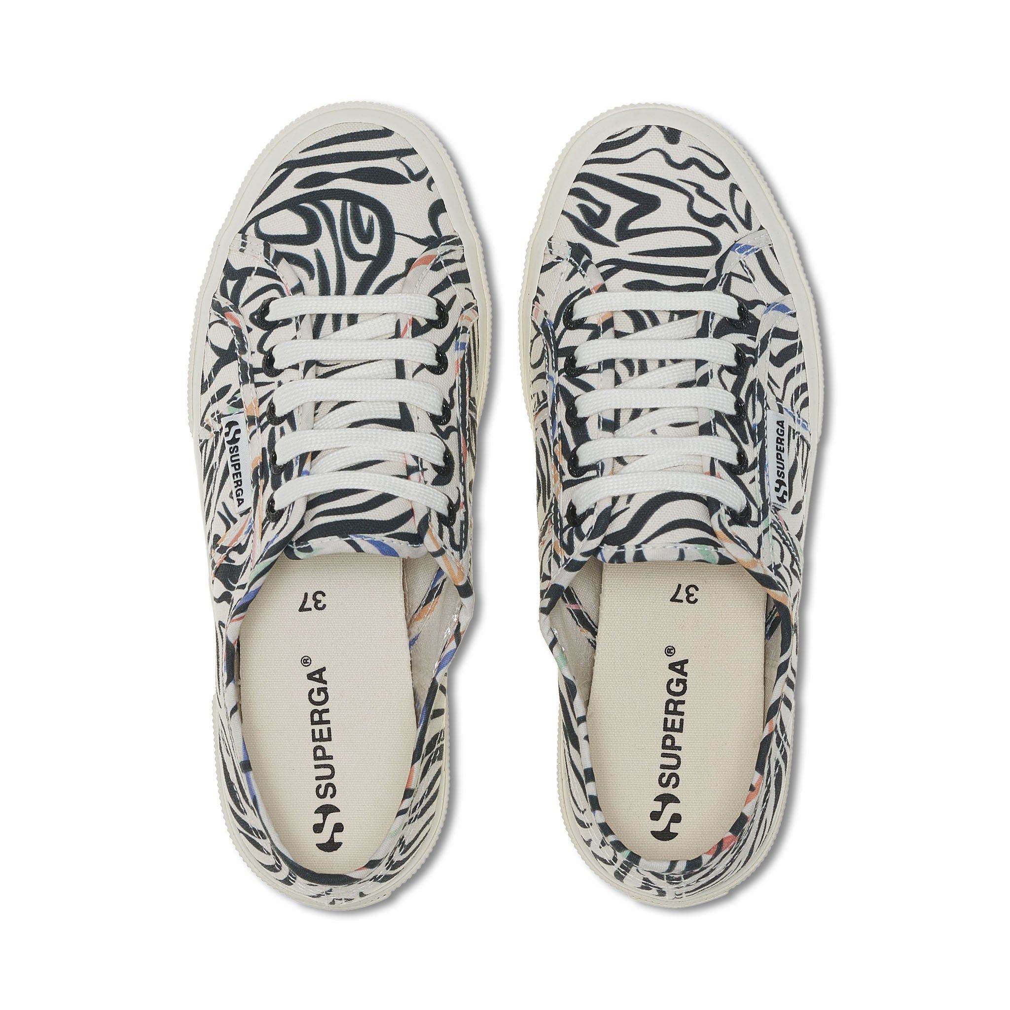2750 Zebra Print Sneakers - Zebra Black Multicolor sold by Superga product image thumbnail 4
