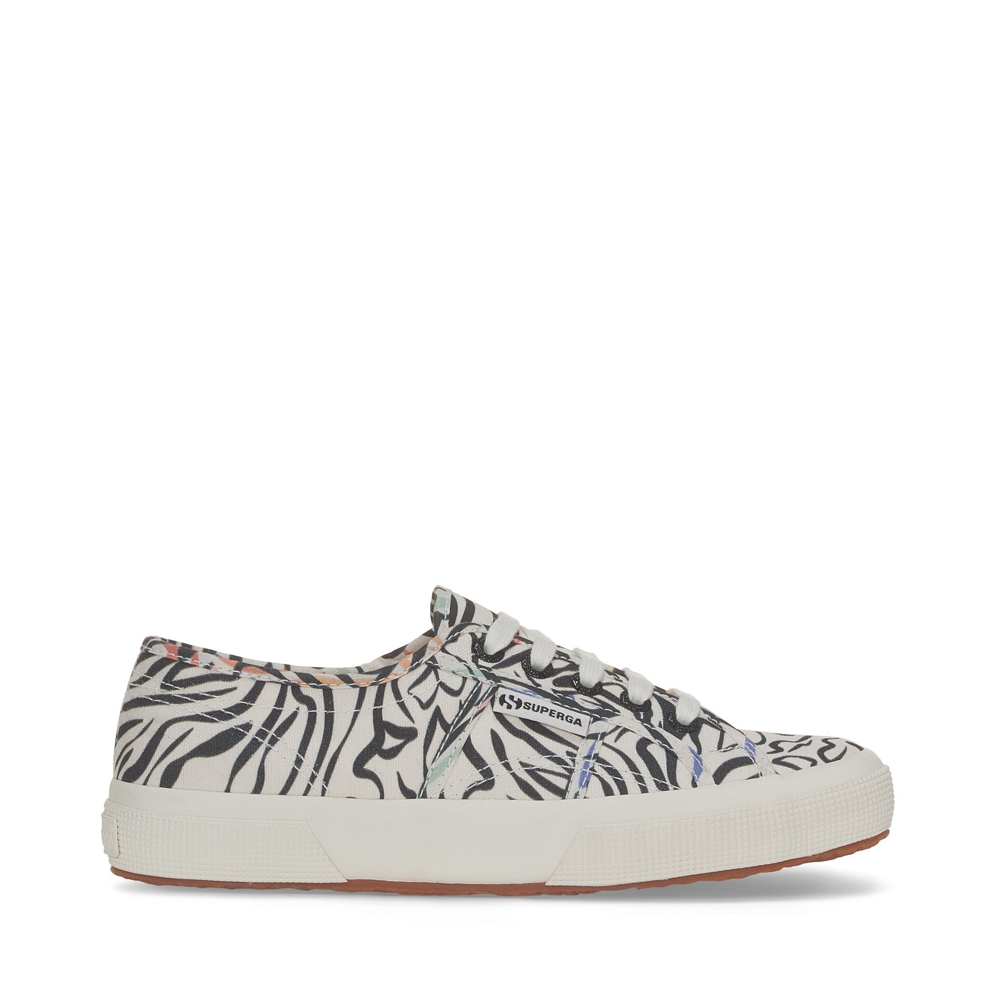 2750 Zebra Print Sneakers - Zebra Black Multicolor sold by Superga