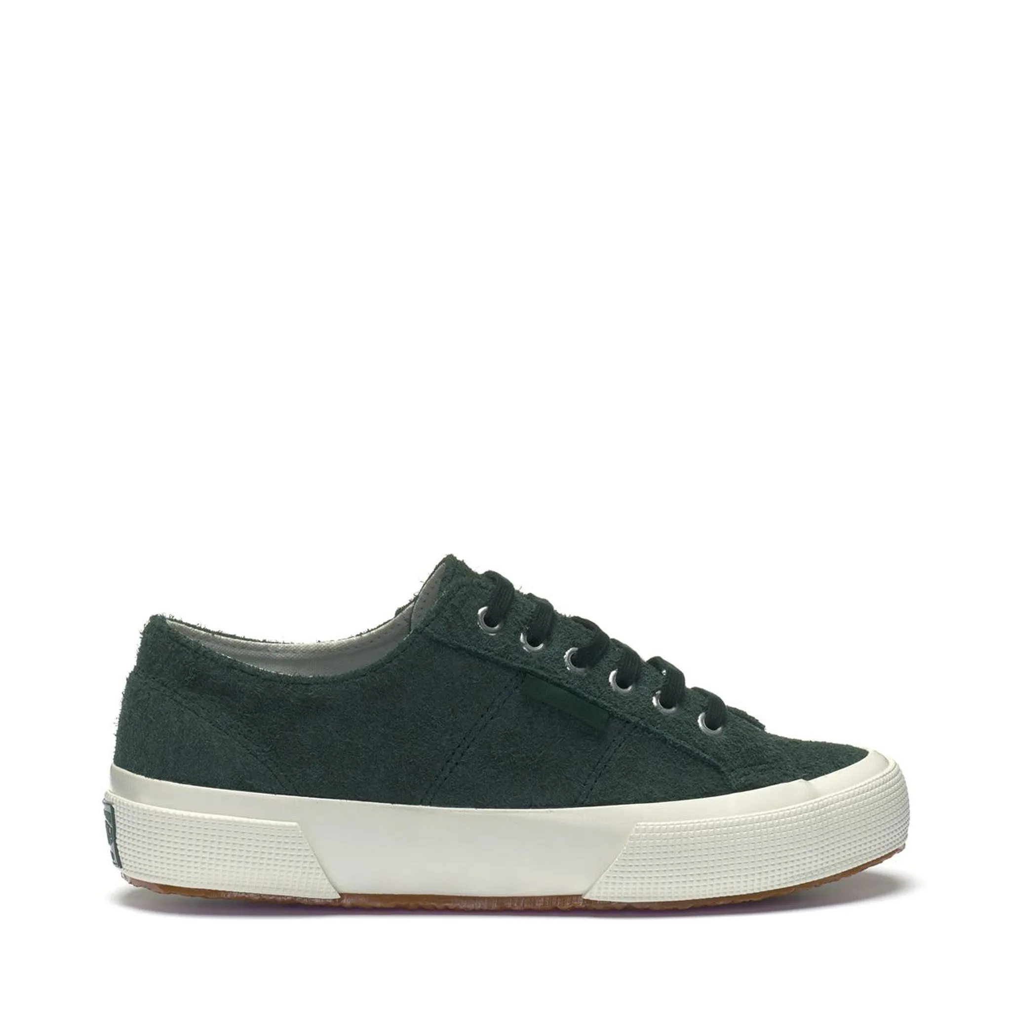 2750 Og Hairy Suede Sneakers - Green Dk Forest Avorio sold by Superga