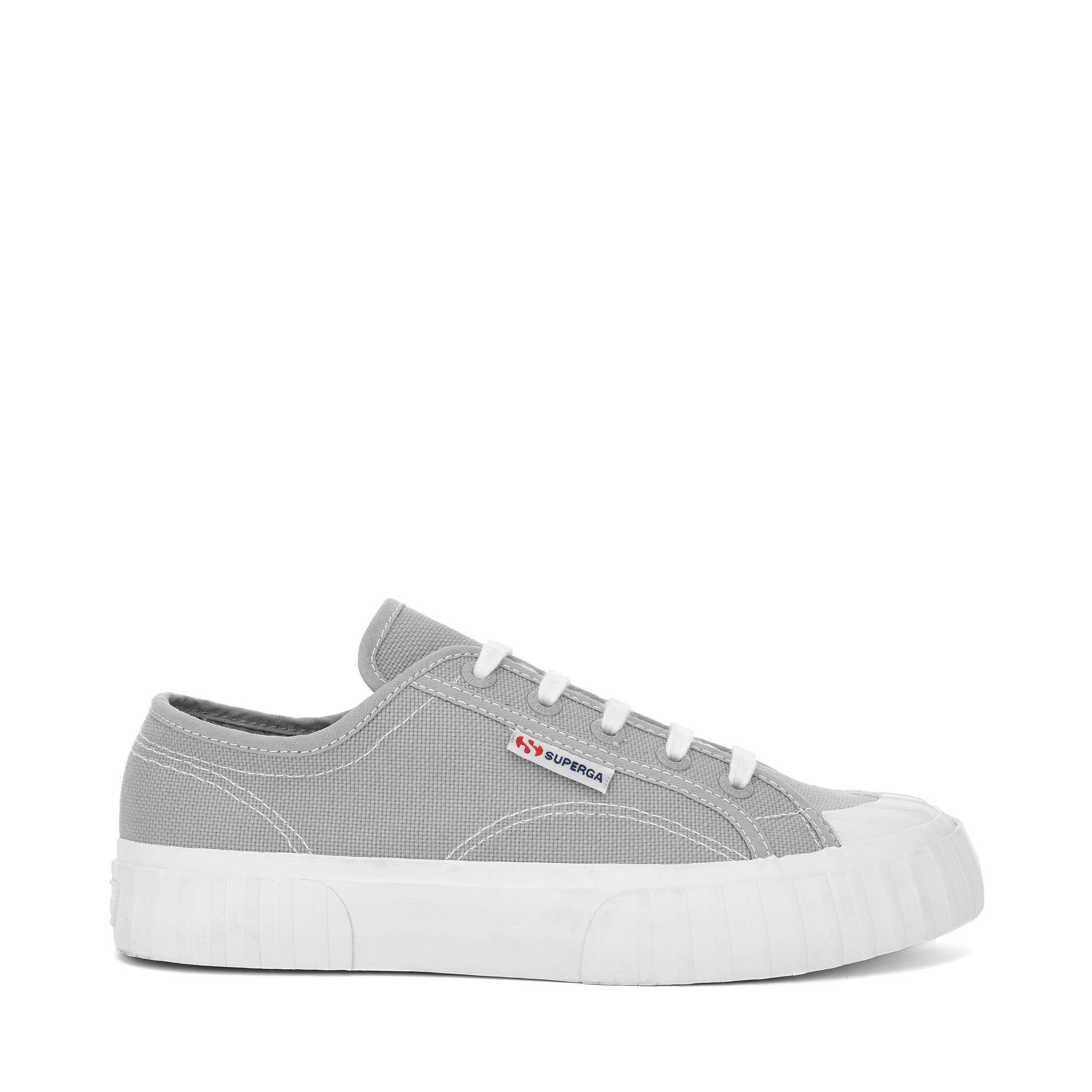 2630 Stripe Sneakers - Grey sold by Superga