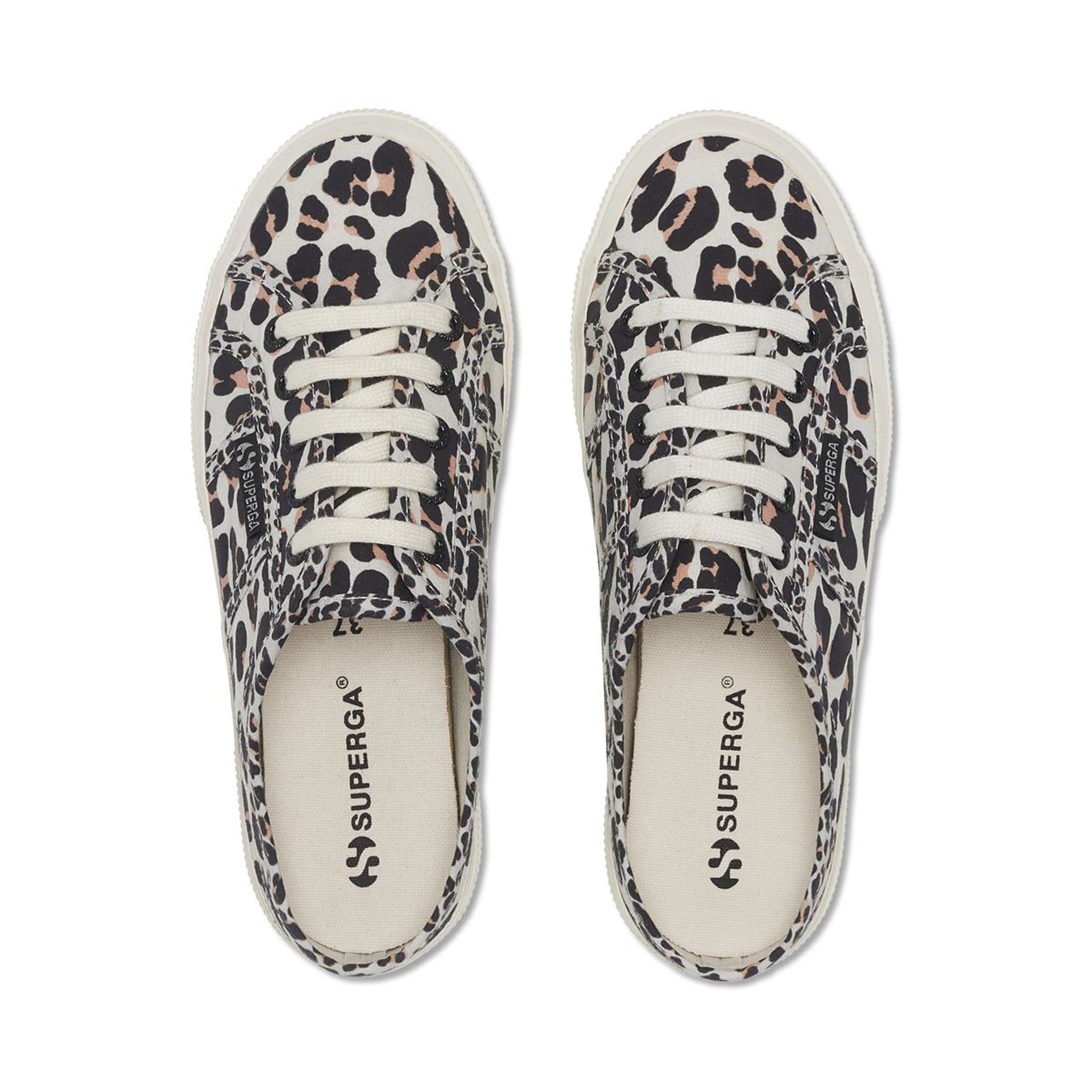 2402 Light Leopard Print Sneakers - Beige sold by Superga product image thumbnail 4