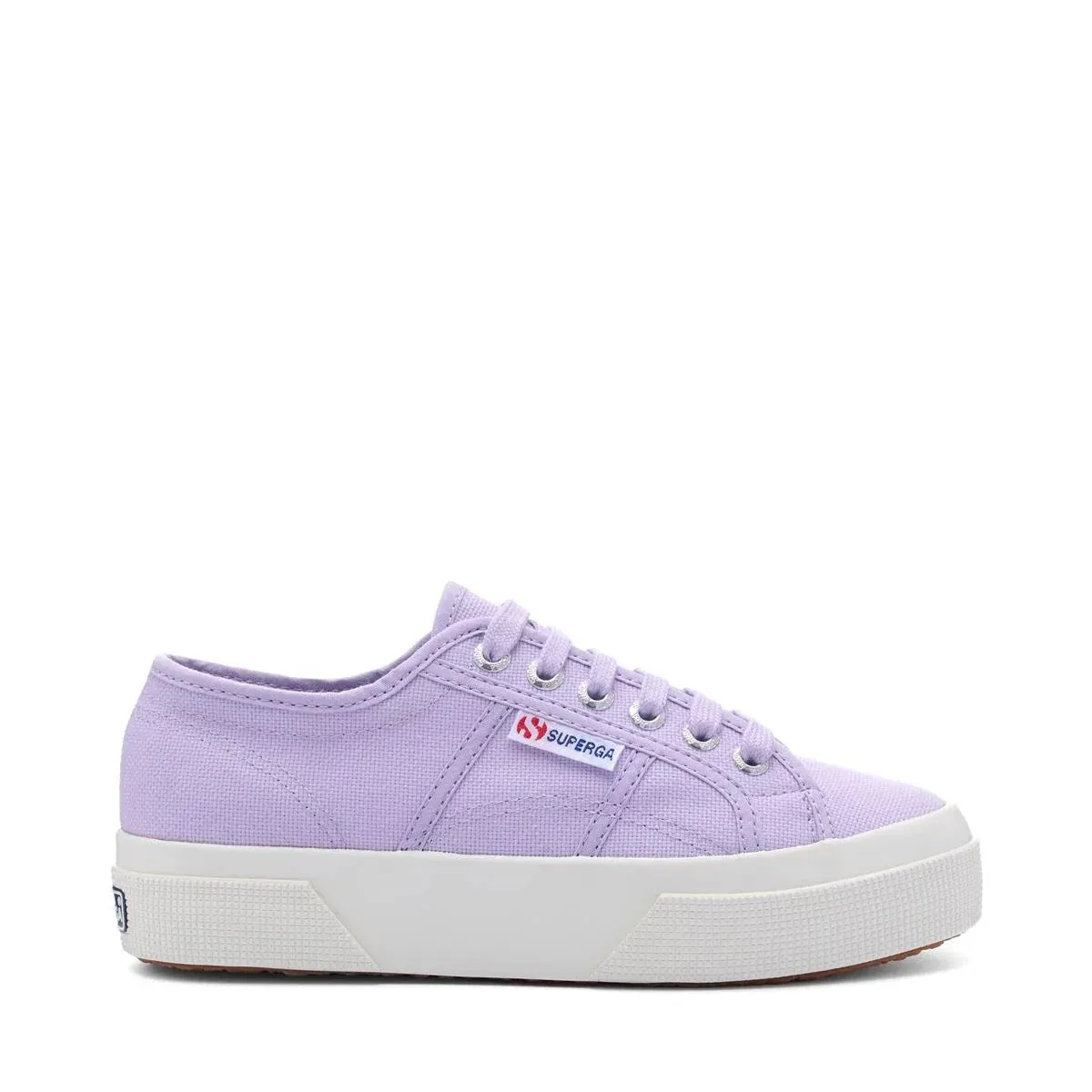 2740 Platform Sneakers - Violet Lilla Avorio sold by Superga
