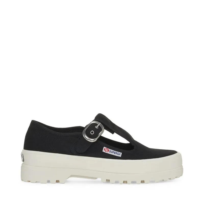 2541 Mary Jane Alpina Sneakers - Black Avorio sold by Superga