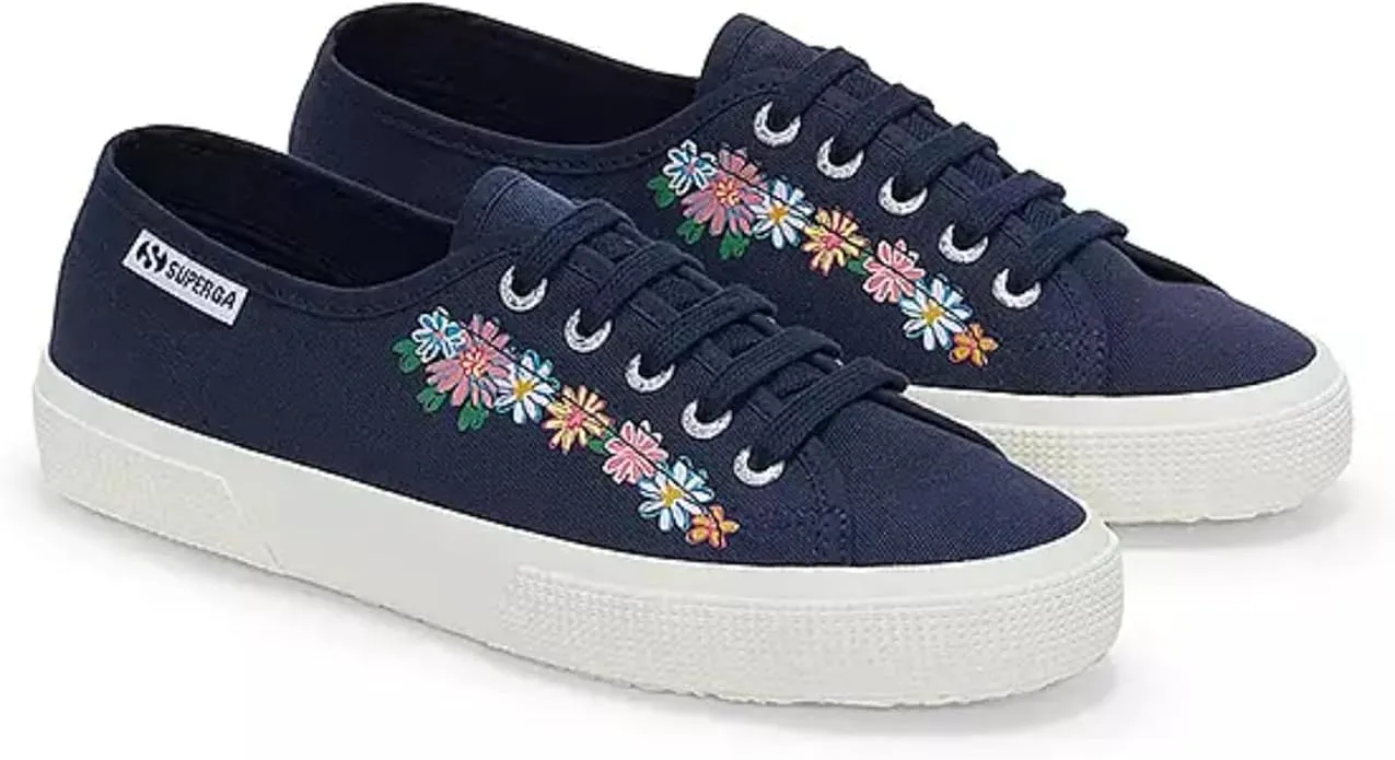 3750 Flower Print Leggera - Blue Navy Multiflowers sold by Superga