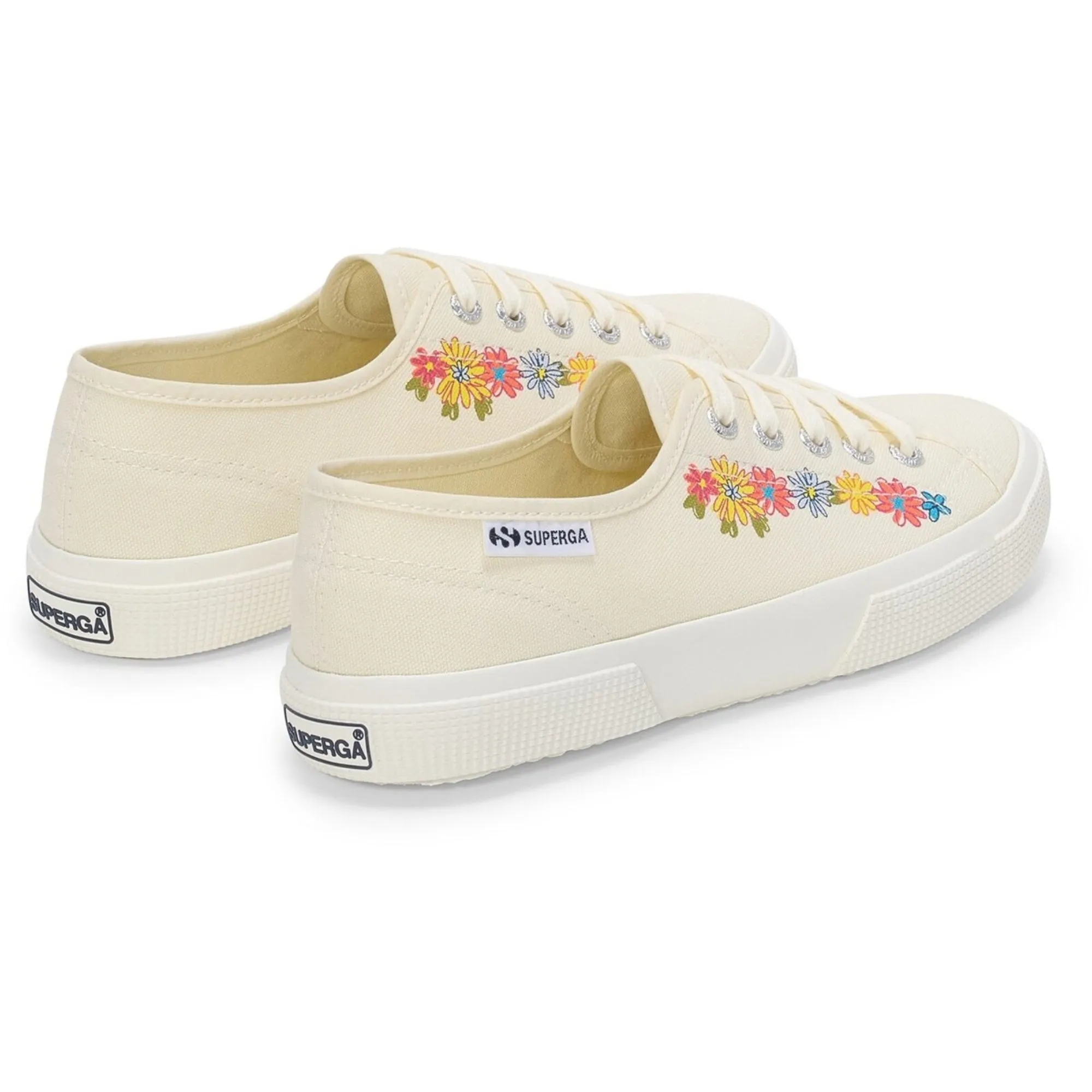 3750 Flower Print Leggera - Beige Natural Multiflowers sold by Superga product image thumbnail 2