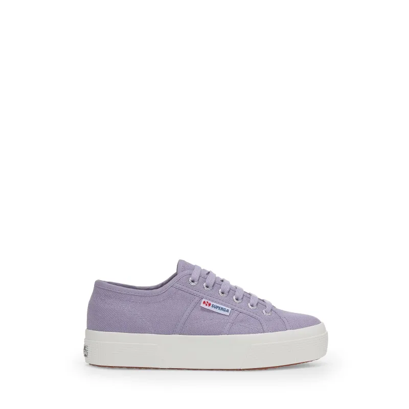 2740 Platform Sneakers - Violet Lavender Avorio sold by Superga
