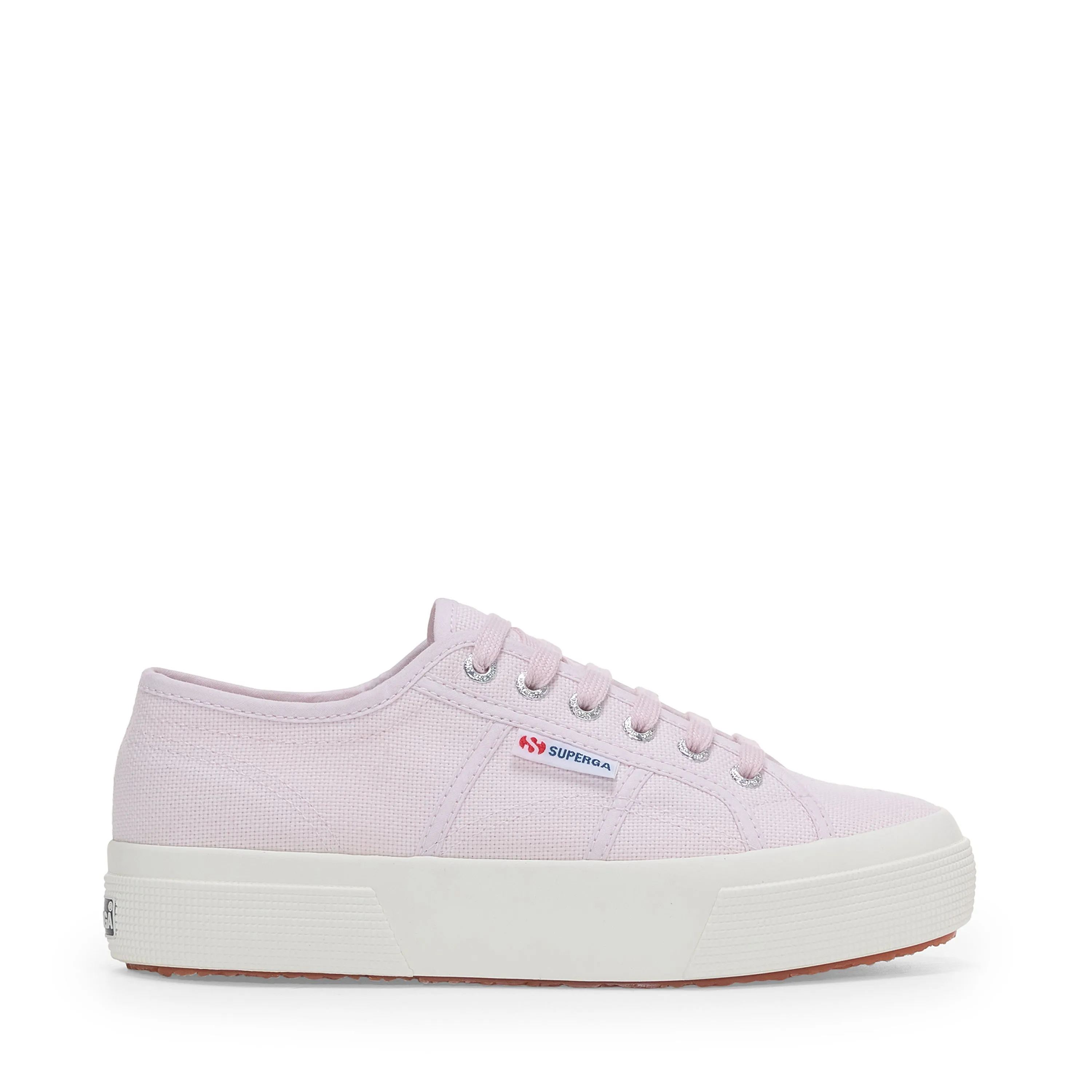 2740 Platform Sneakers - Violet Lt Avorio sold by Superga
