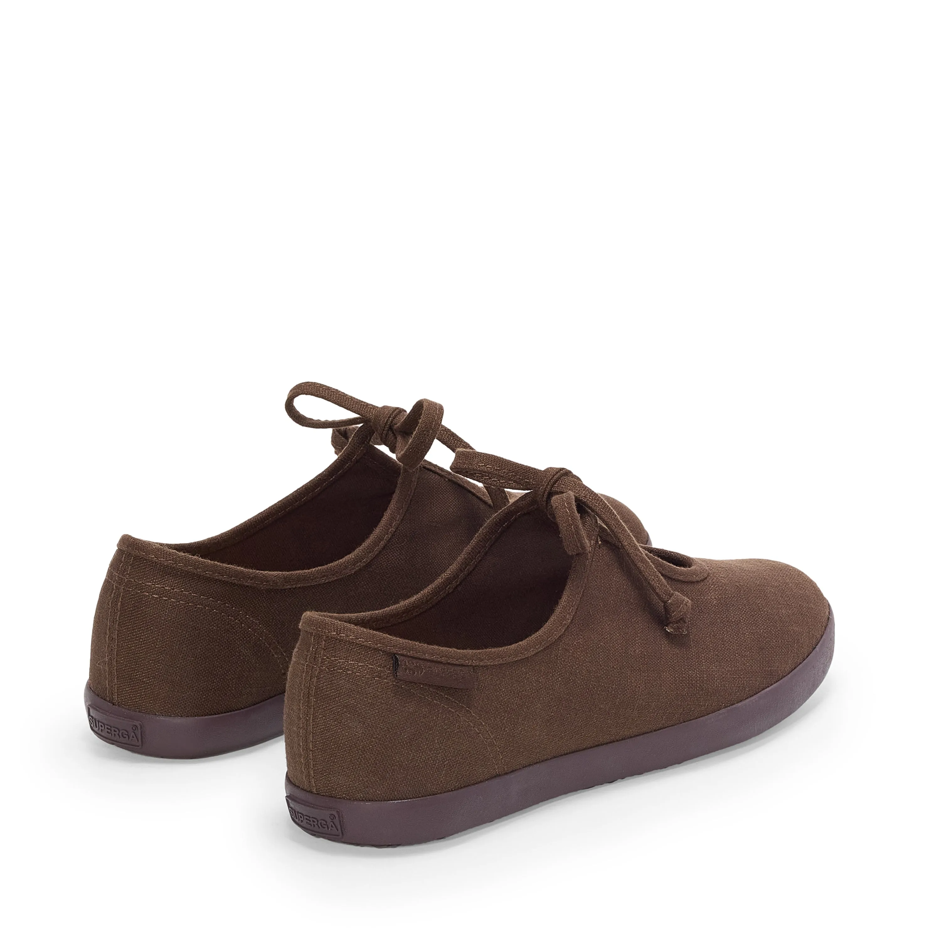 2442 Ballerina Lace Linen - Brown-Dark Brown sold by Superga product image thumbnail 3