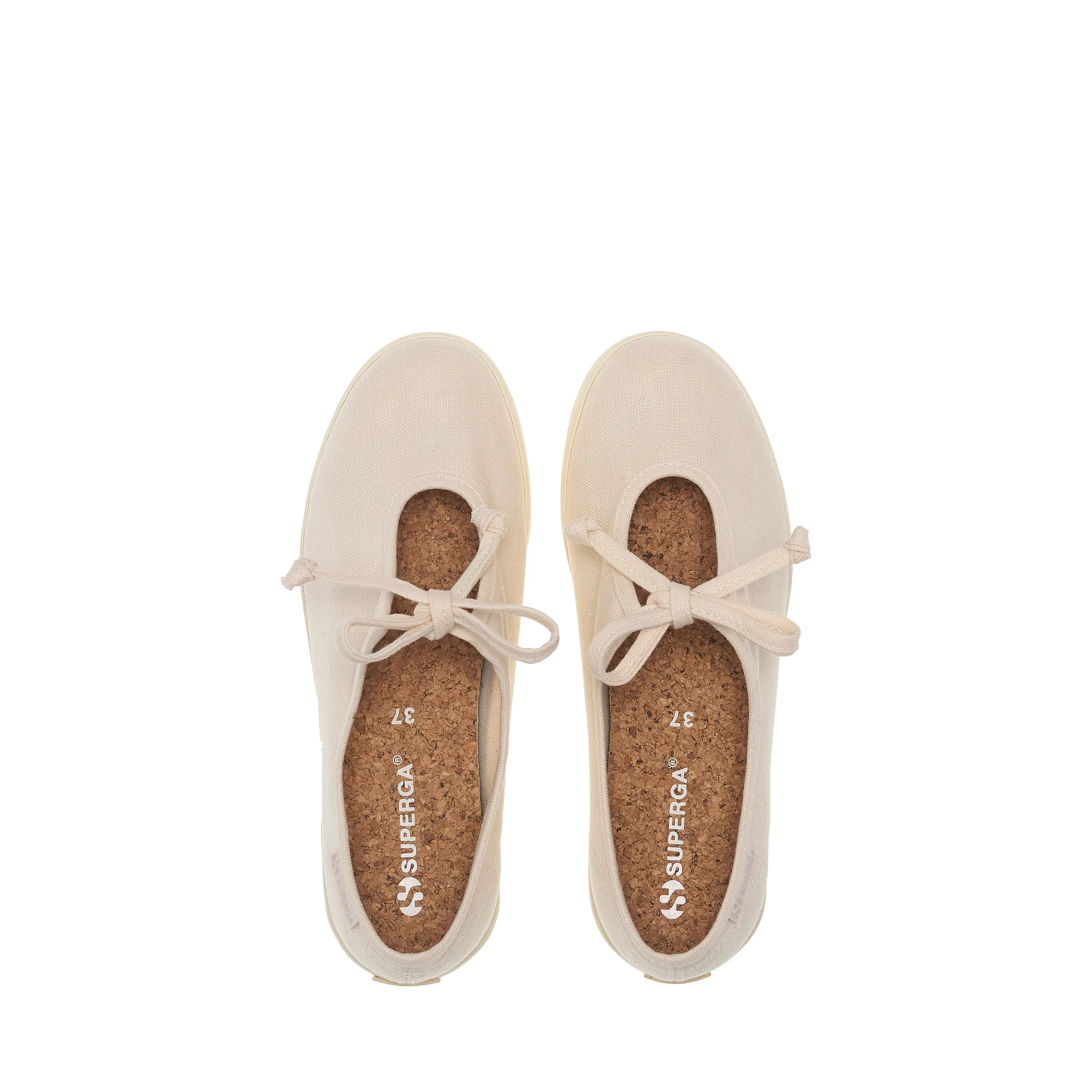 2442 Ballerina Lace Linen - Beige Natural-Beige Dark sold by Superga product image thumbnail 4