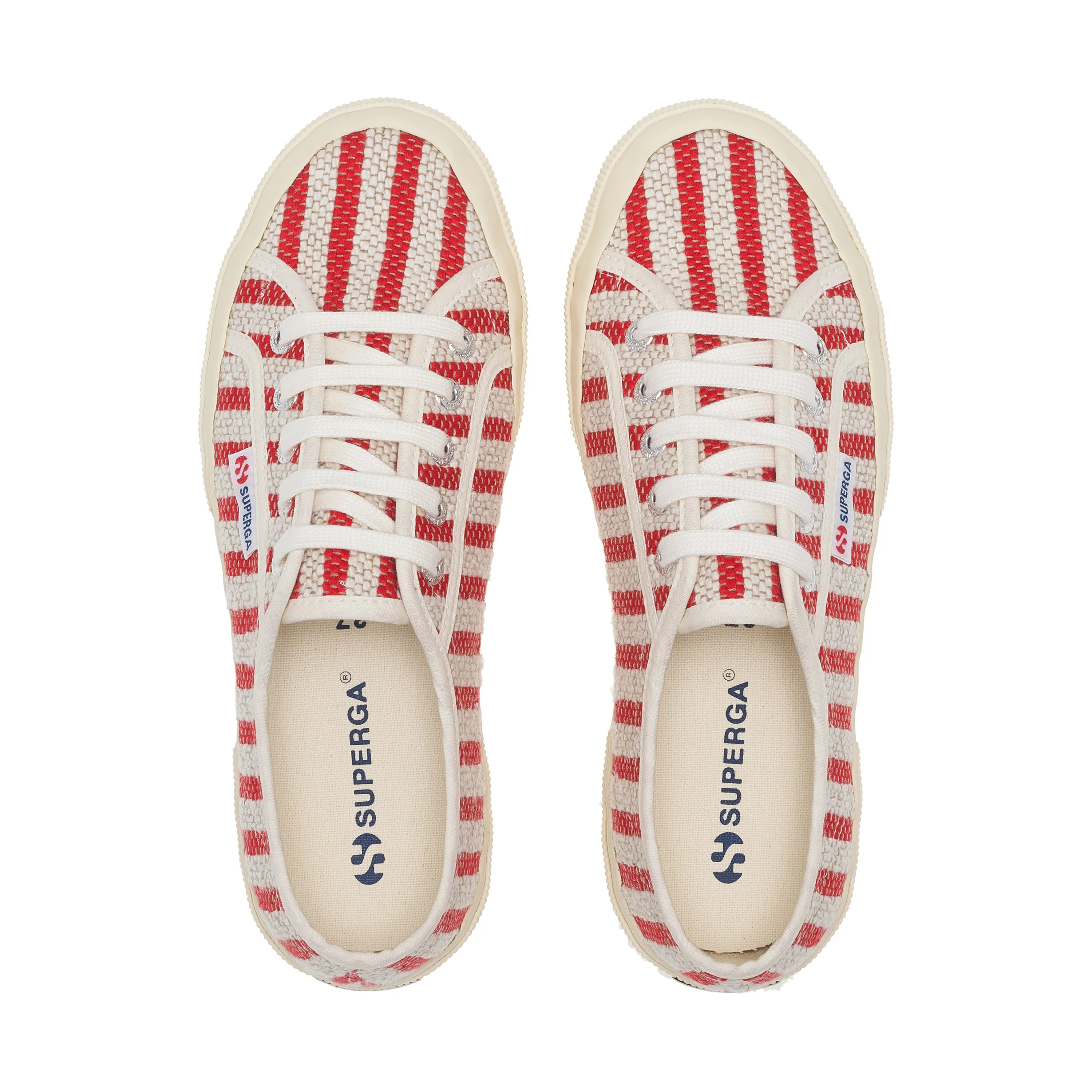2750 Cotton Stripes - Red-Off White sold by Superga product image thumbnail 4