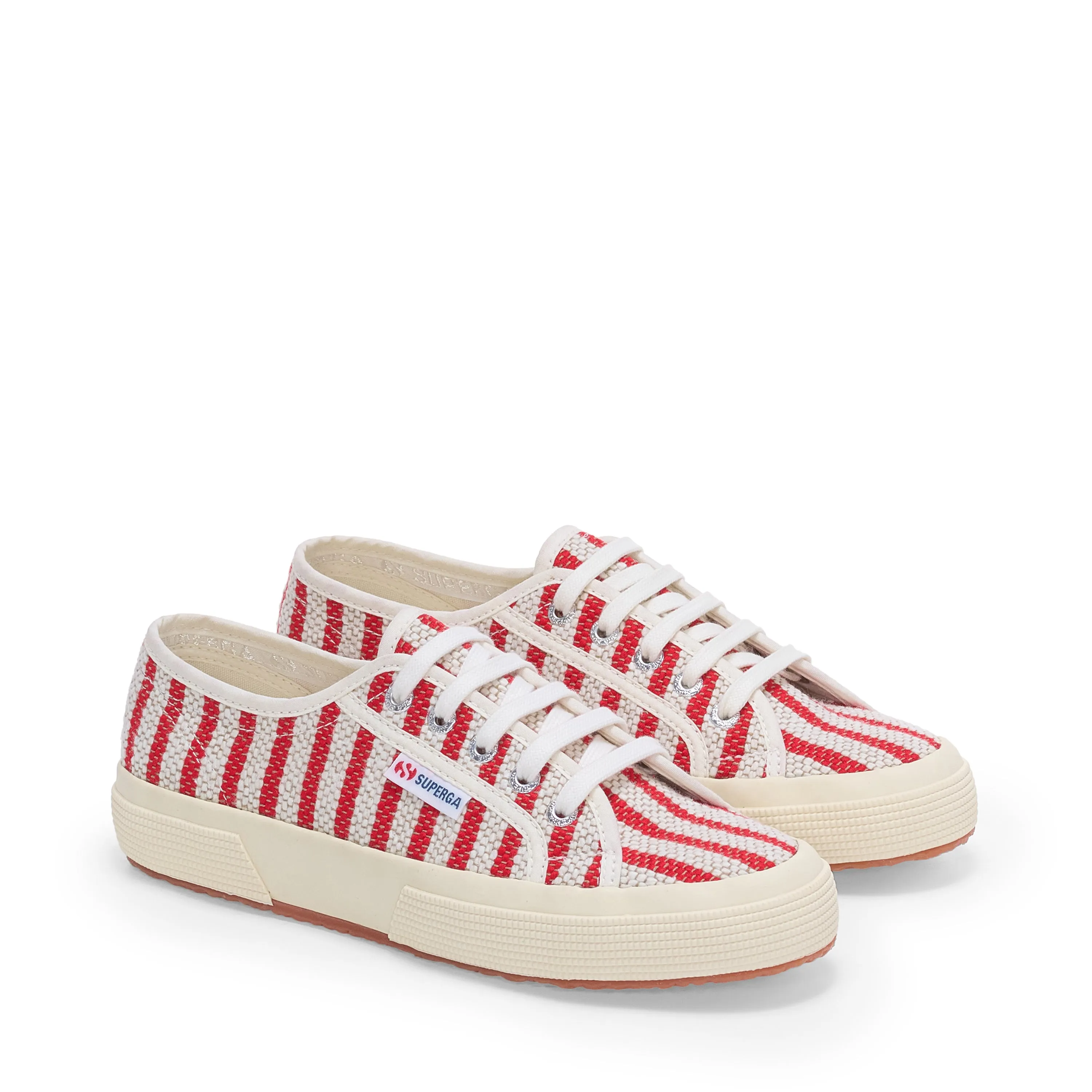 2750 Cotton Stripes - Red-Off White sold by Superga product image thumbnail 2