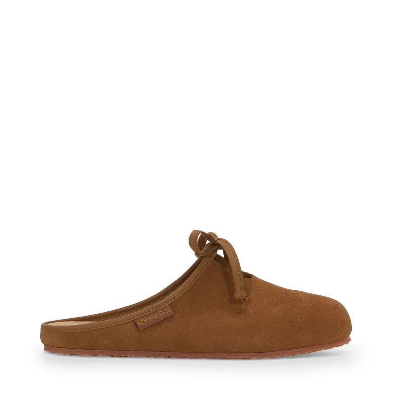2445 Ballerina Mule Suede - Brown Brique made by Superga