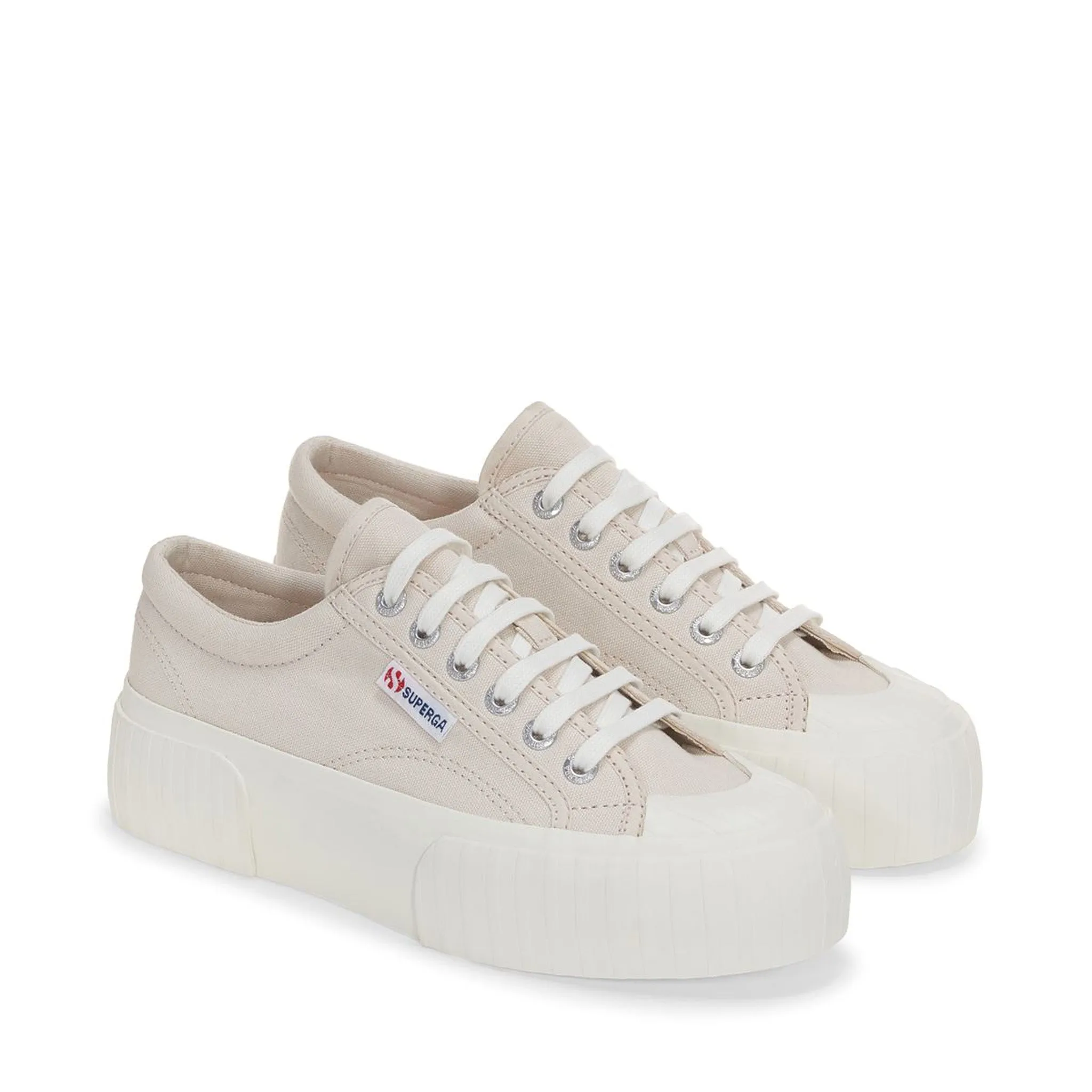 2631 Stripe Platform Sneakers - Beige Lt Avorio sold by Superga product image thumbnail 2